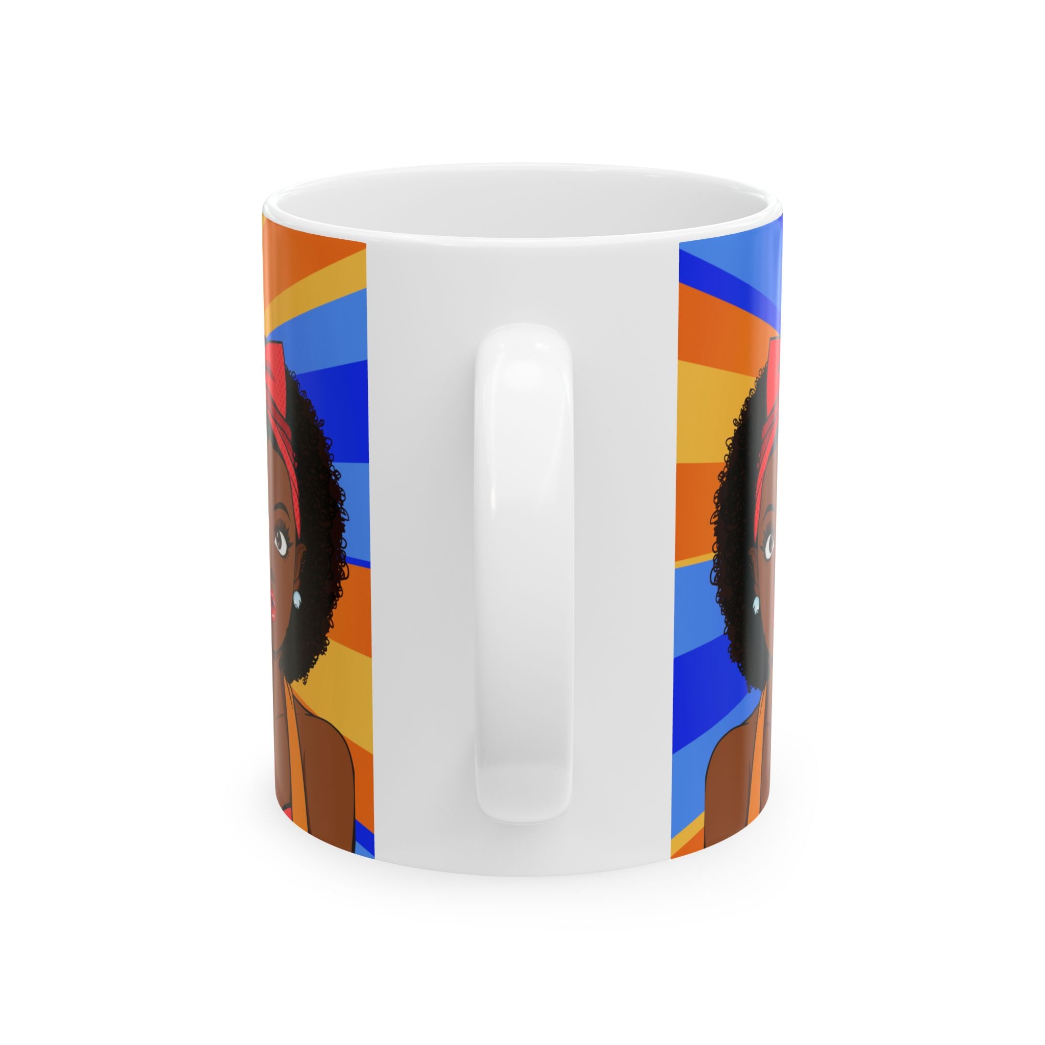 “Who y’all Vandor?” Black Girl Pop Art Mug (11oz/15oz)