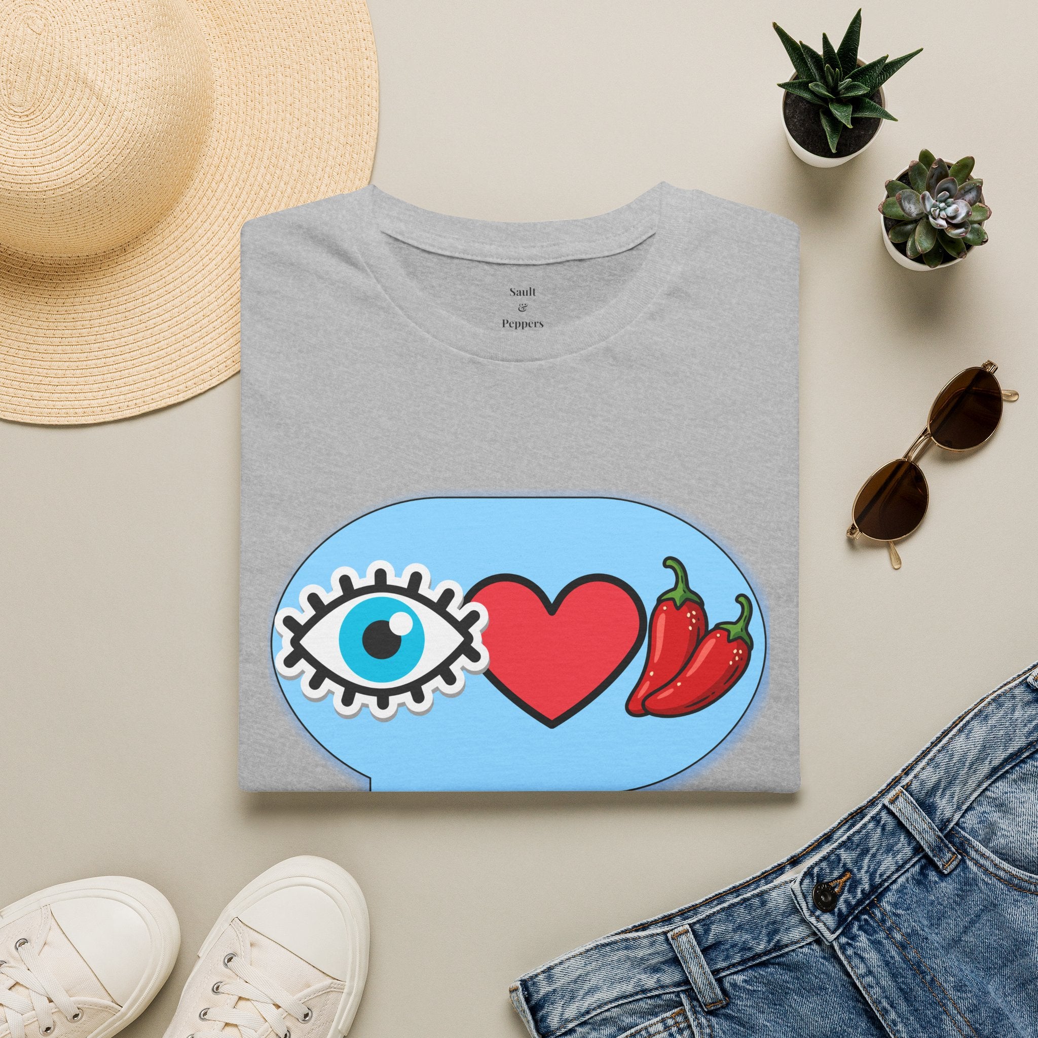 Blue Eye Love Peppers T-Shirt