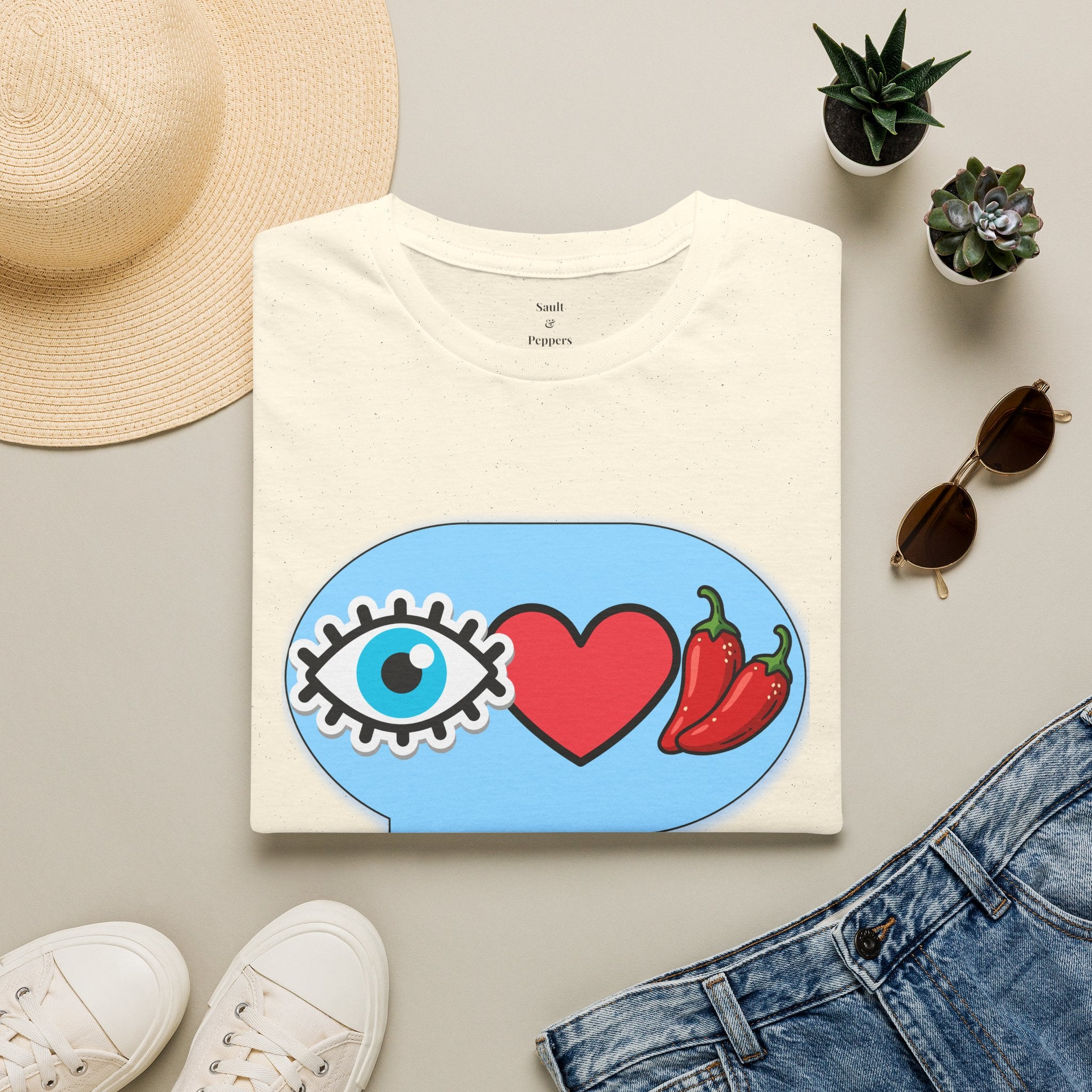 Blue Eye Love Peppers T-Shirt
