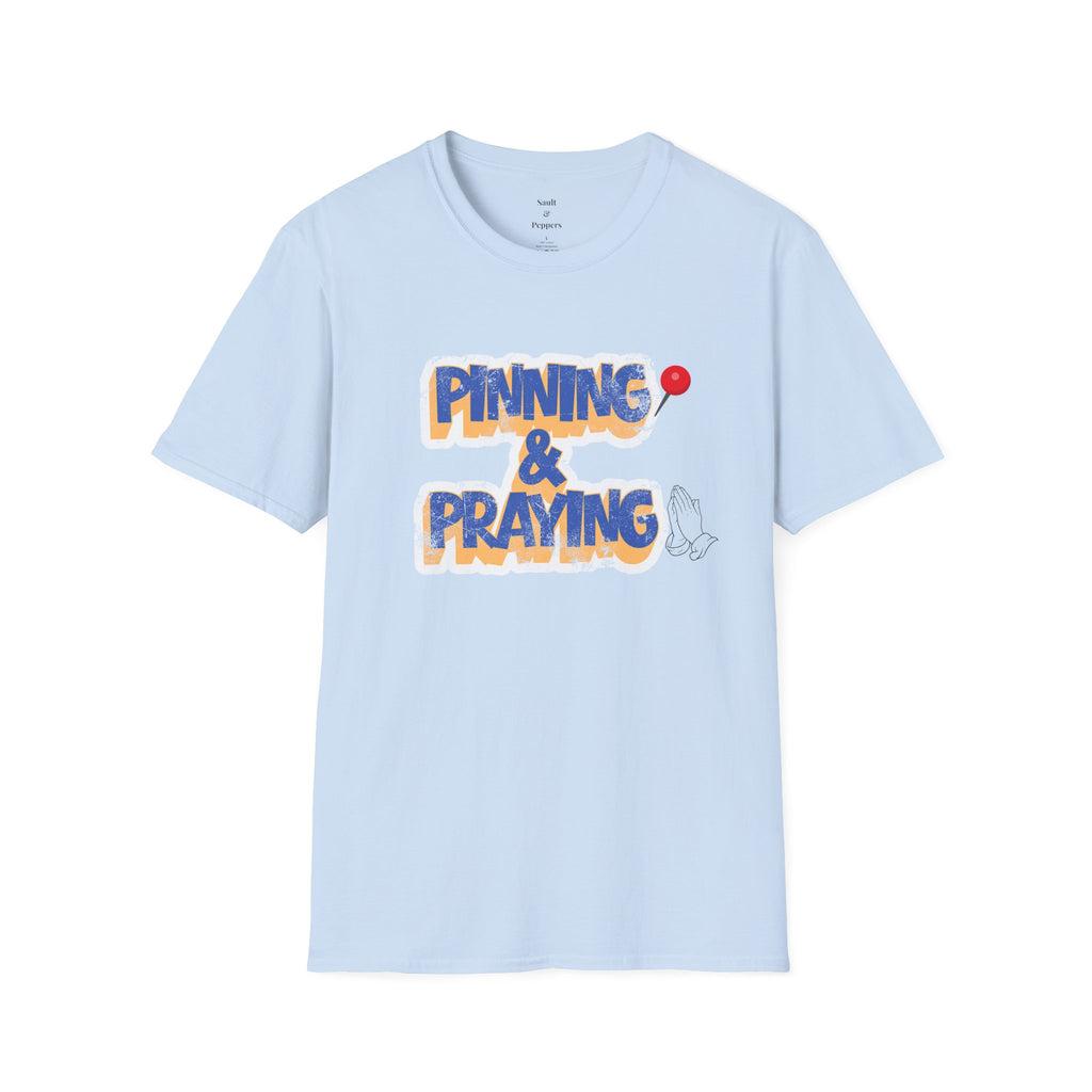 Pinning & Praying Blue/Yellow T-Shirt
