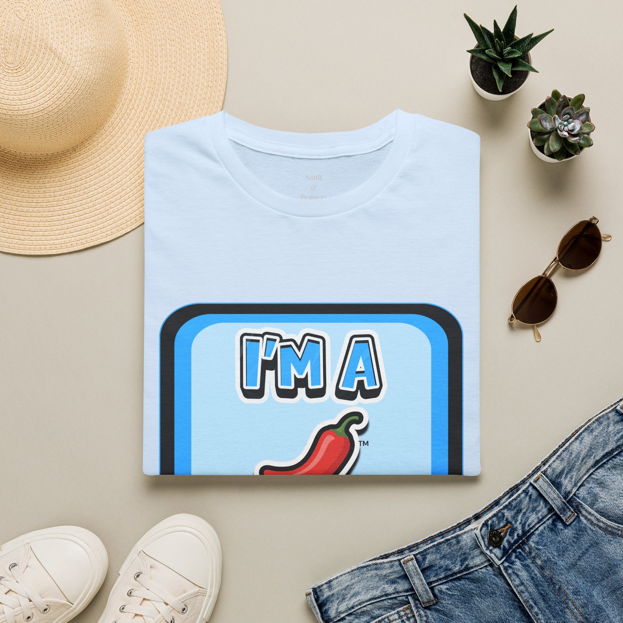 Blue Chat Bubble “I’m A Pepper” T-Shirt