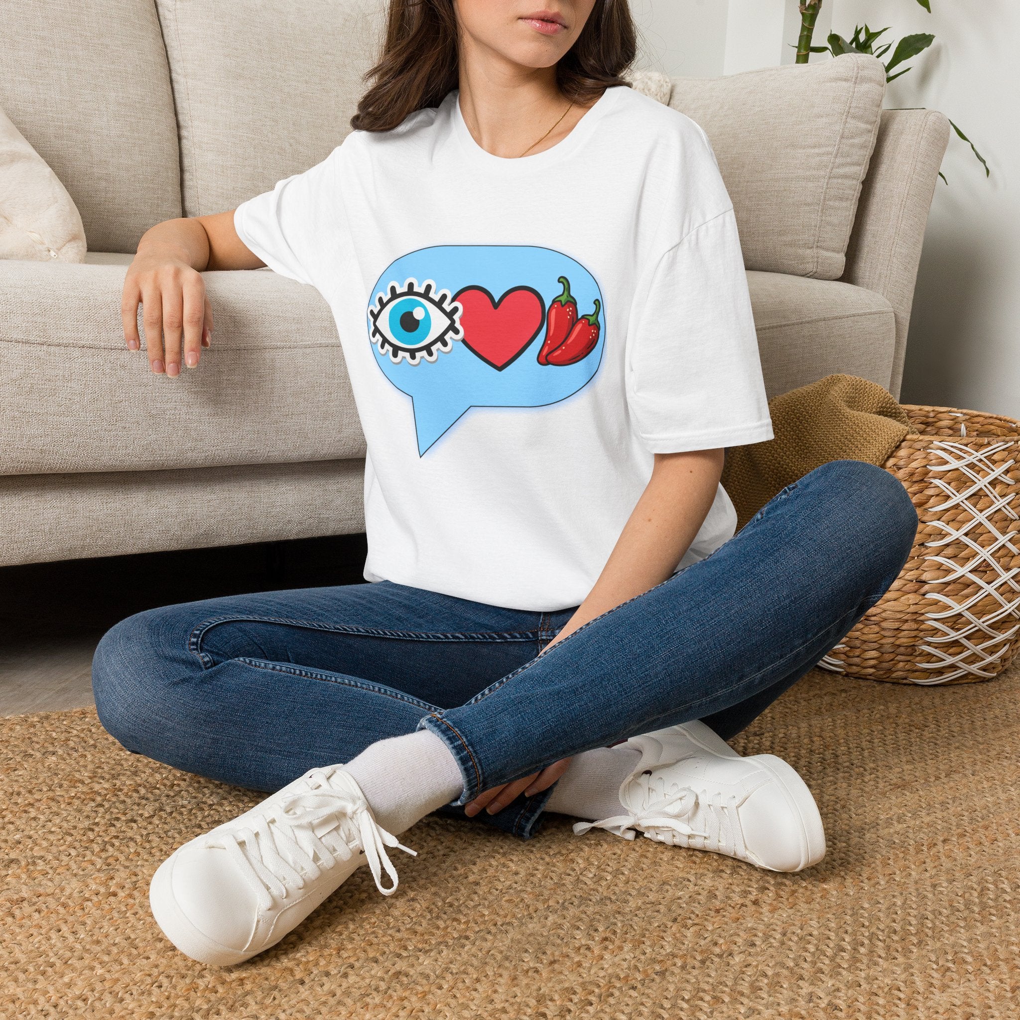 Blue Eye Love Peppers T-Shirt