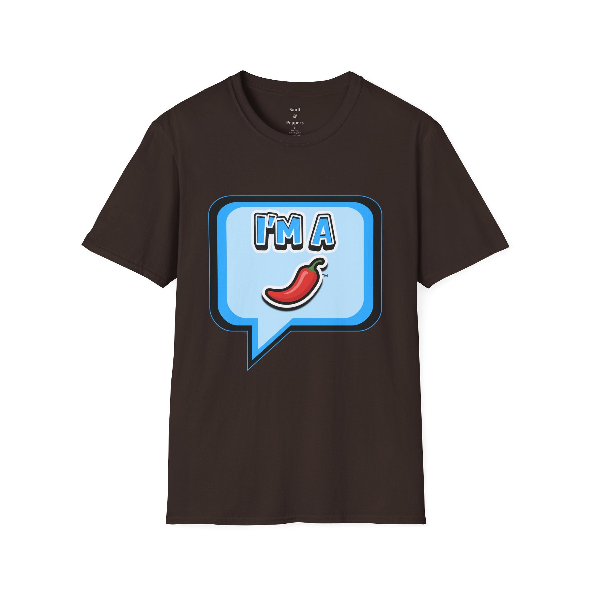 Blue Chat Bubble “I’m A Pepper” T-Shirt