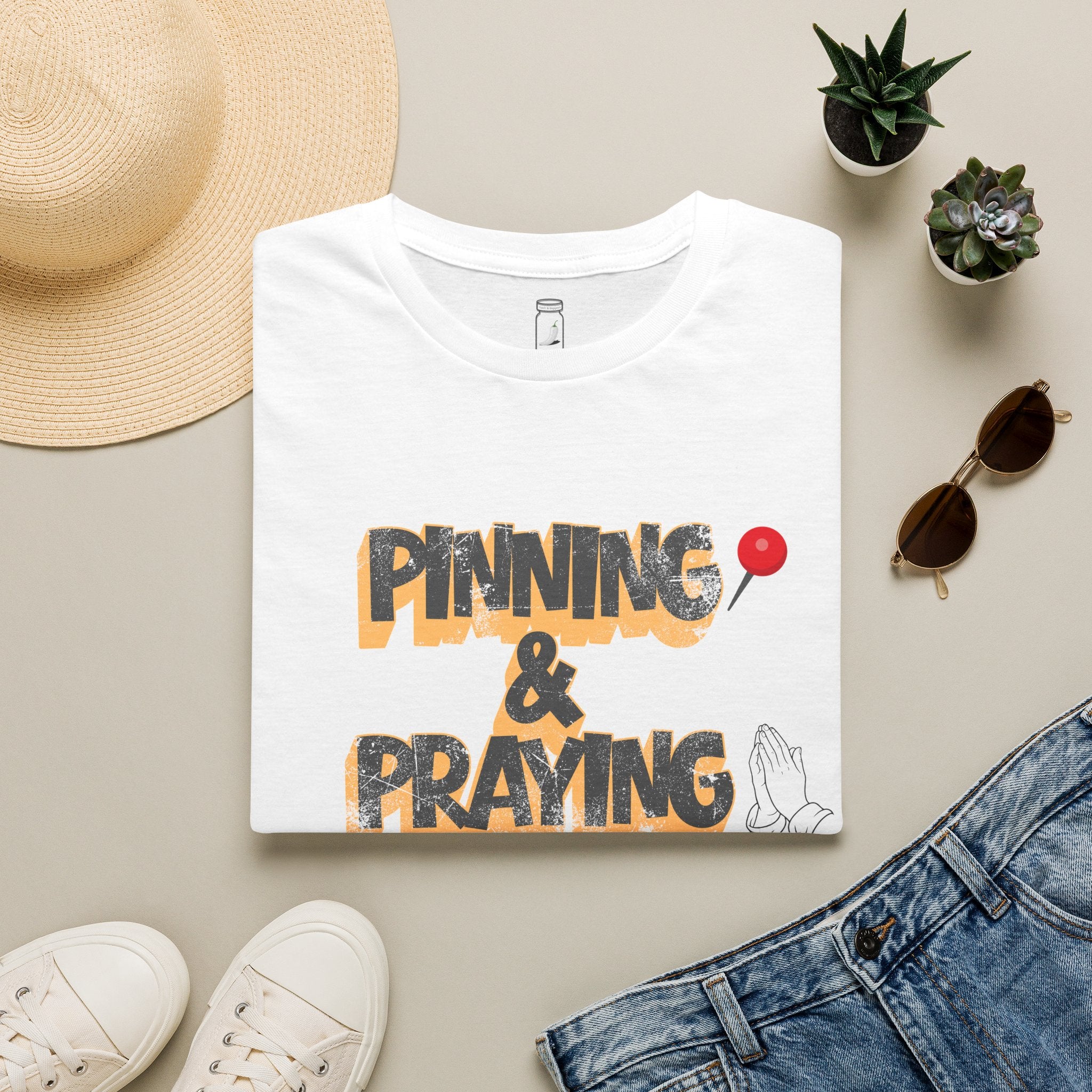 Pinning & Praying T-Shirt Blk/Yellow