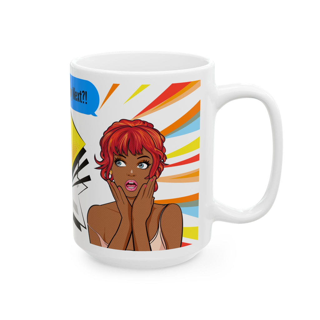 "What Should I Buy Next?!" Black Girl Pop Art Mug