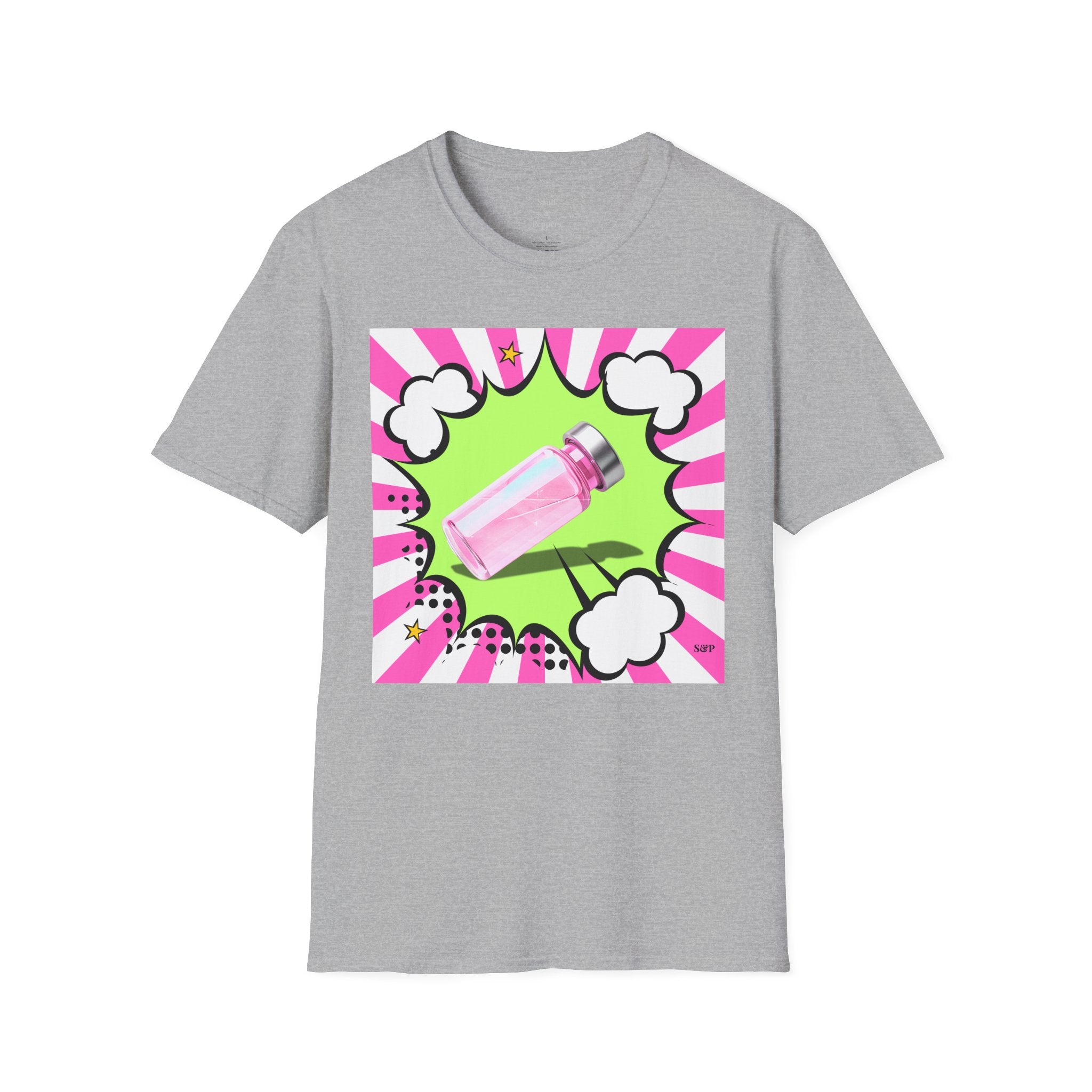 Pink Vial Pop Art T-Shirt