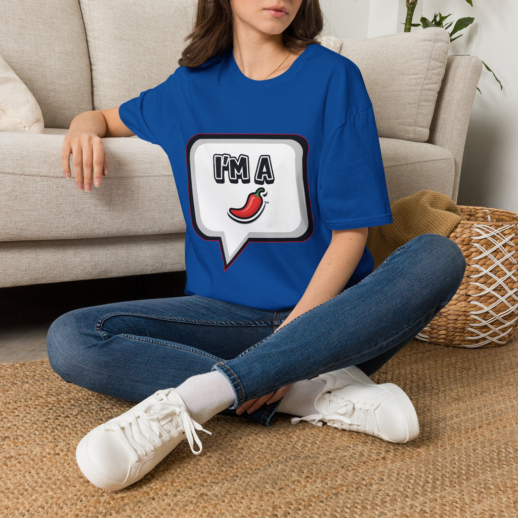 Black Chat Bubble "I'm A Pepper" T-Shirt