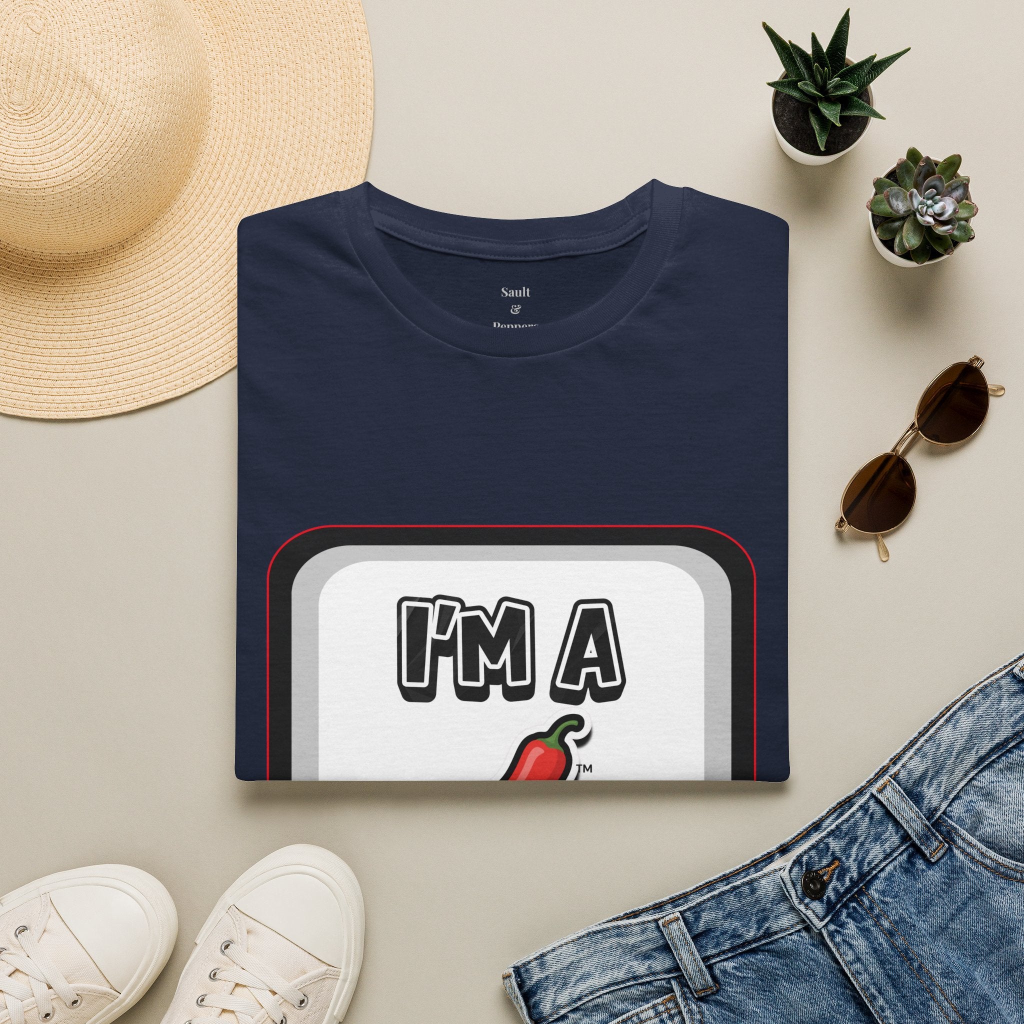 Black Chat Bubble "I'm A Pepper" T-Shirt