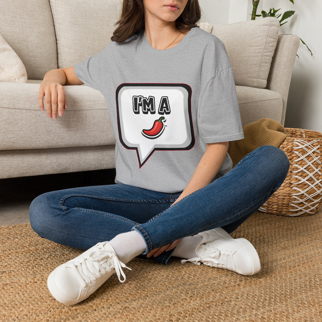 Black Chat Bubble "I'm A Pepper" T-Shirt