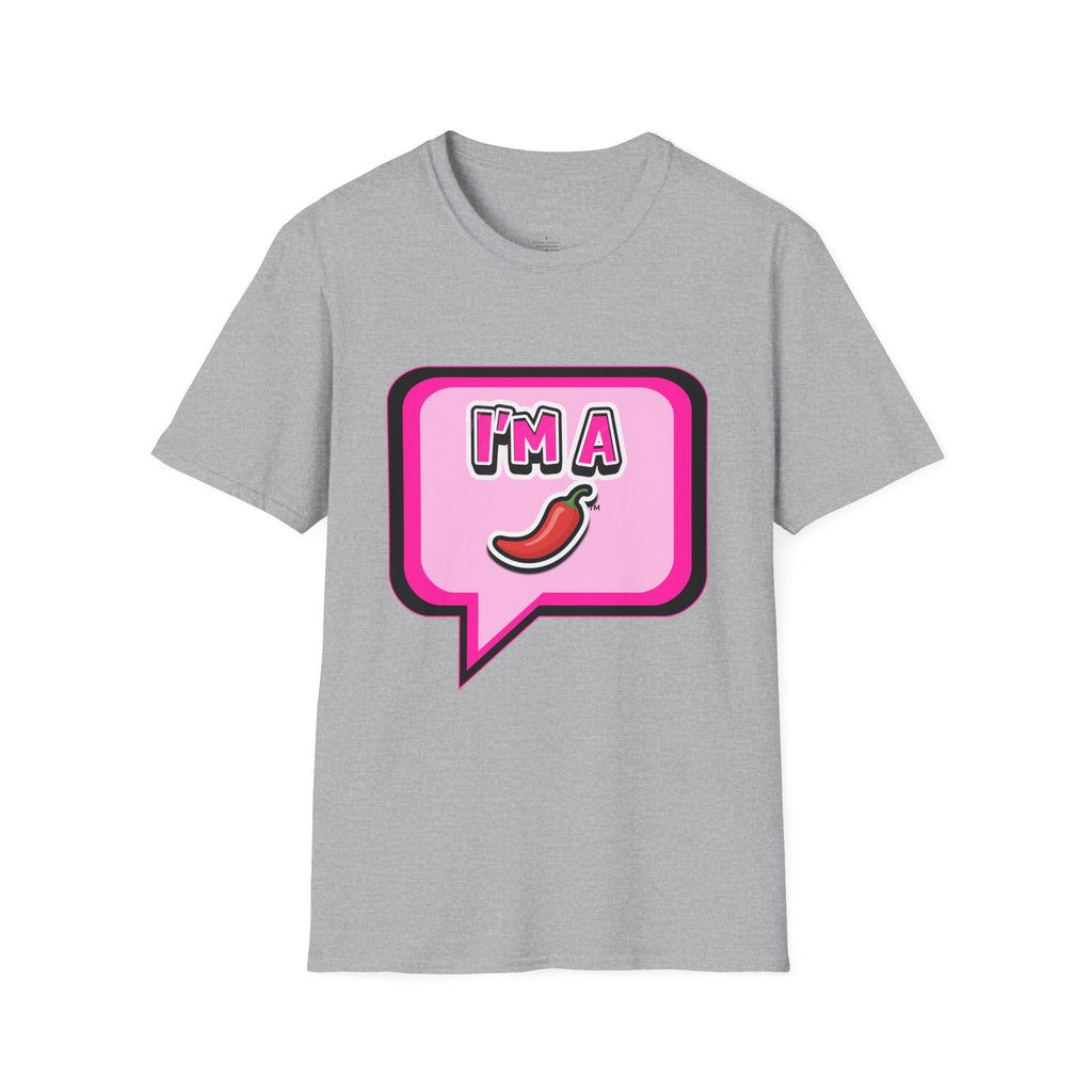 Pink "I’m A Pepper"  Bubble Chat T-Shirt