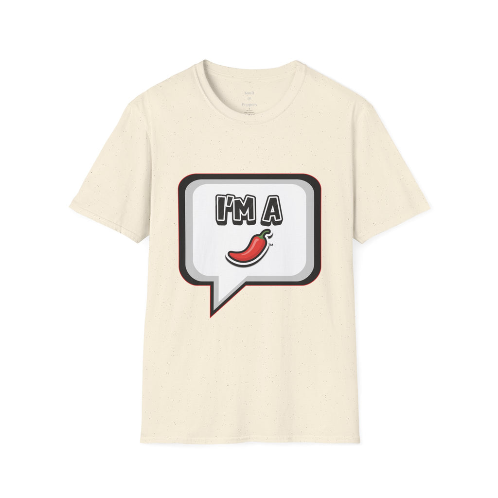 Black Chat Bubble "I'm A Pepper" T-Shirt