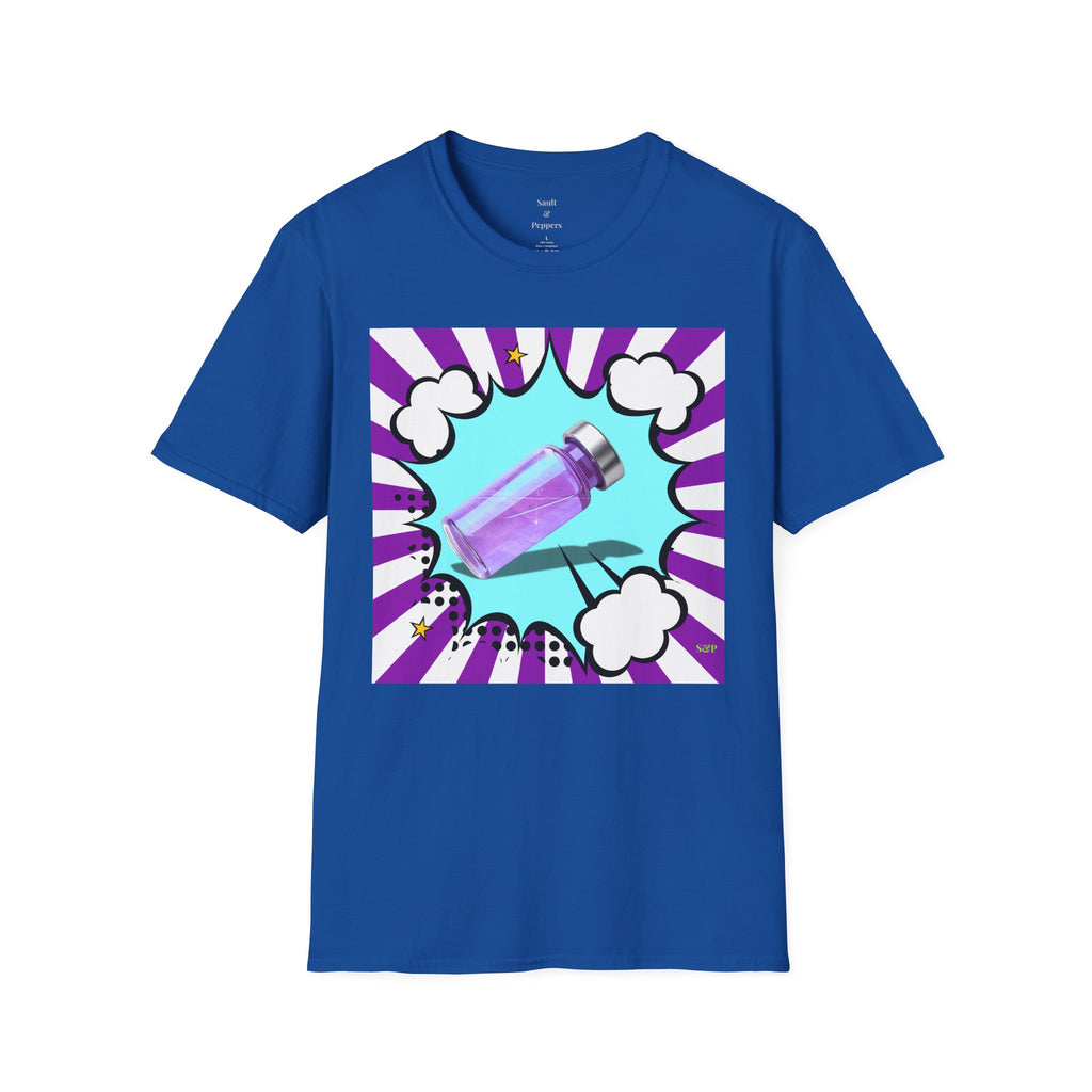 Purple Vial Pop Art T-Shirt