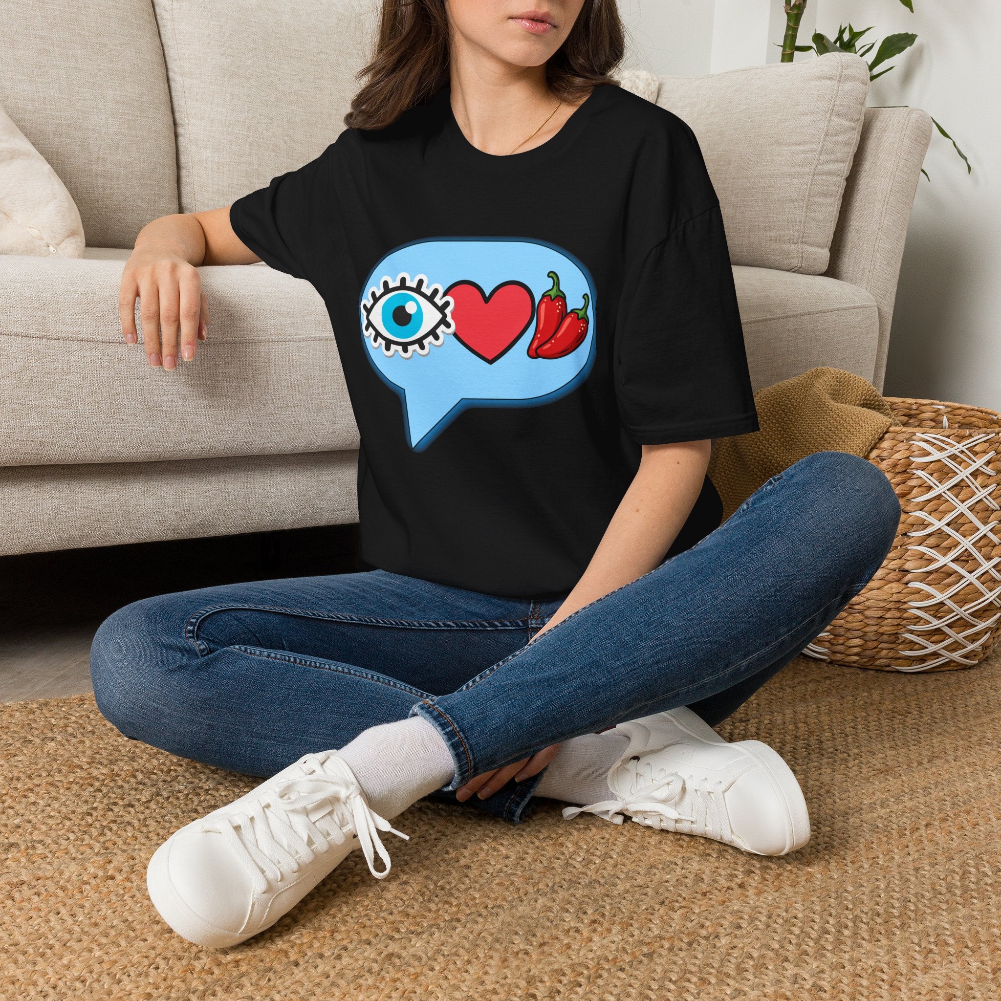 Blue Eye Love Peppers T-Shirt