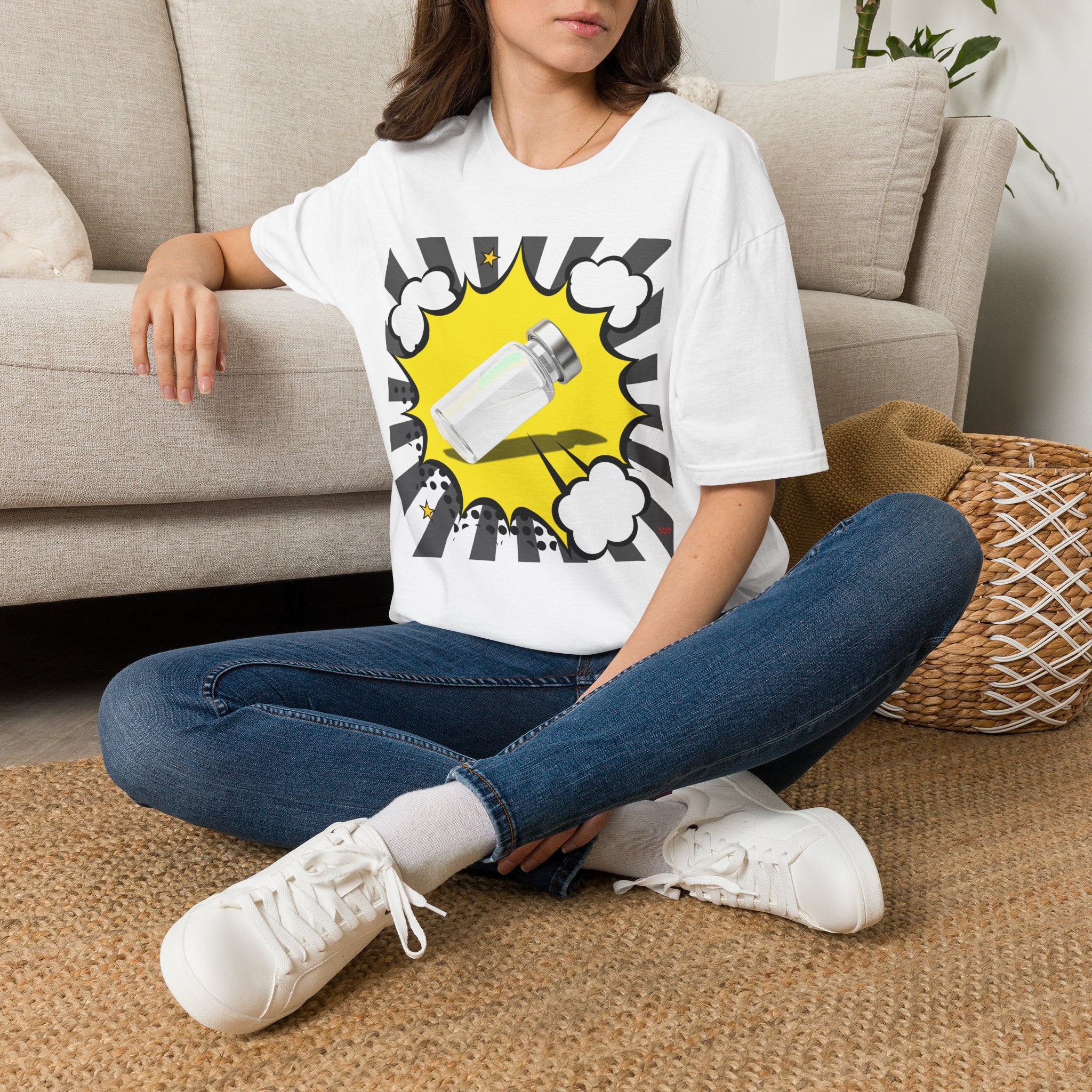 Clear Vial Pop Art T-Shirt — Retro