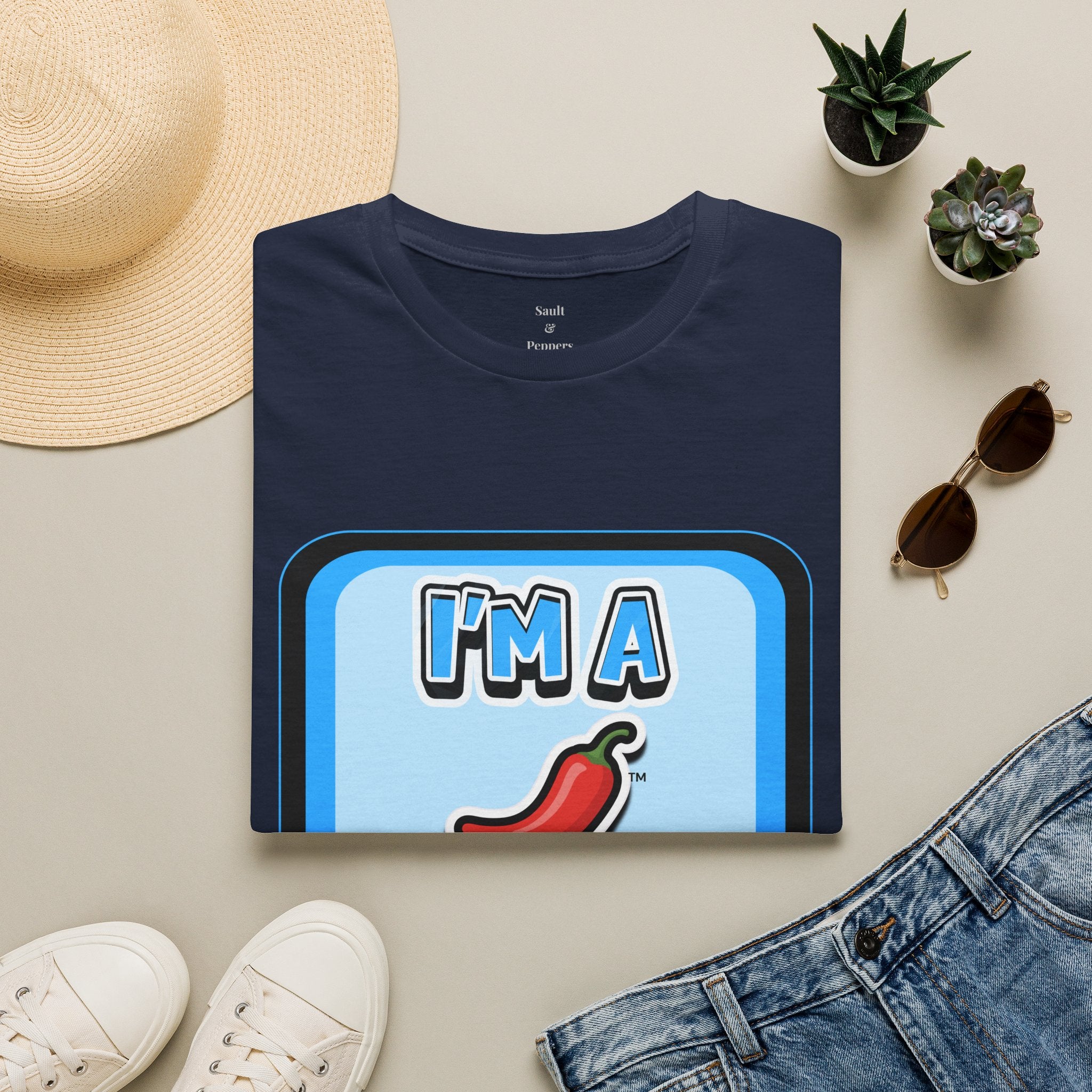 Blue Chat Bubble “I’m A Pepper” T-Shirt