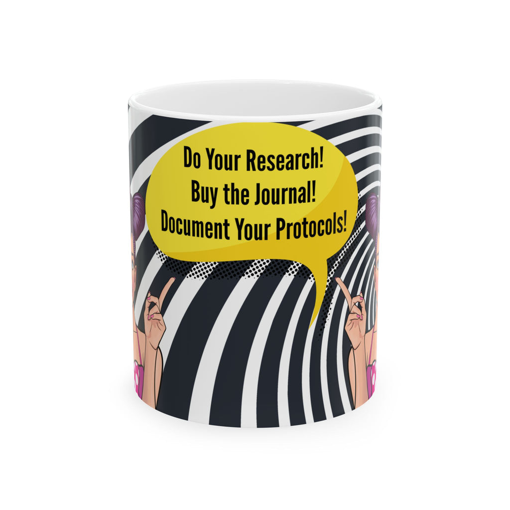 Do Your Research! Buy the Journal Pop Art Mug (11oz, 15oz)