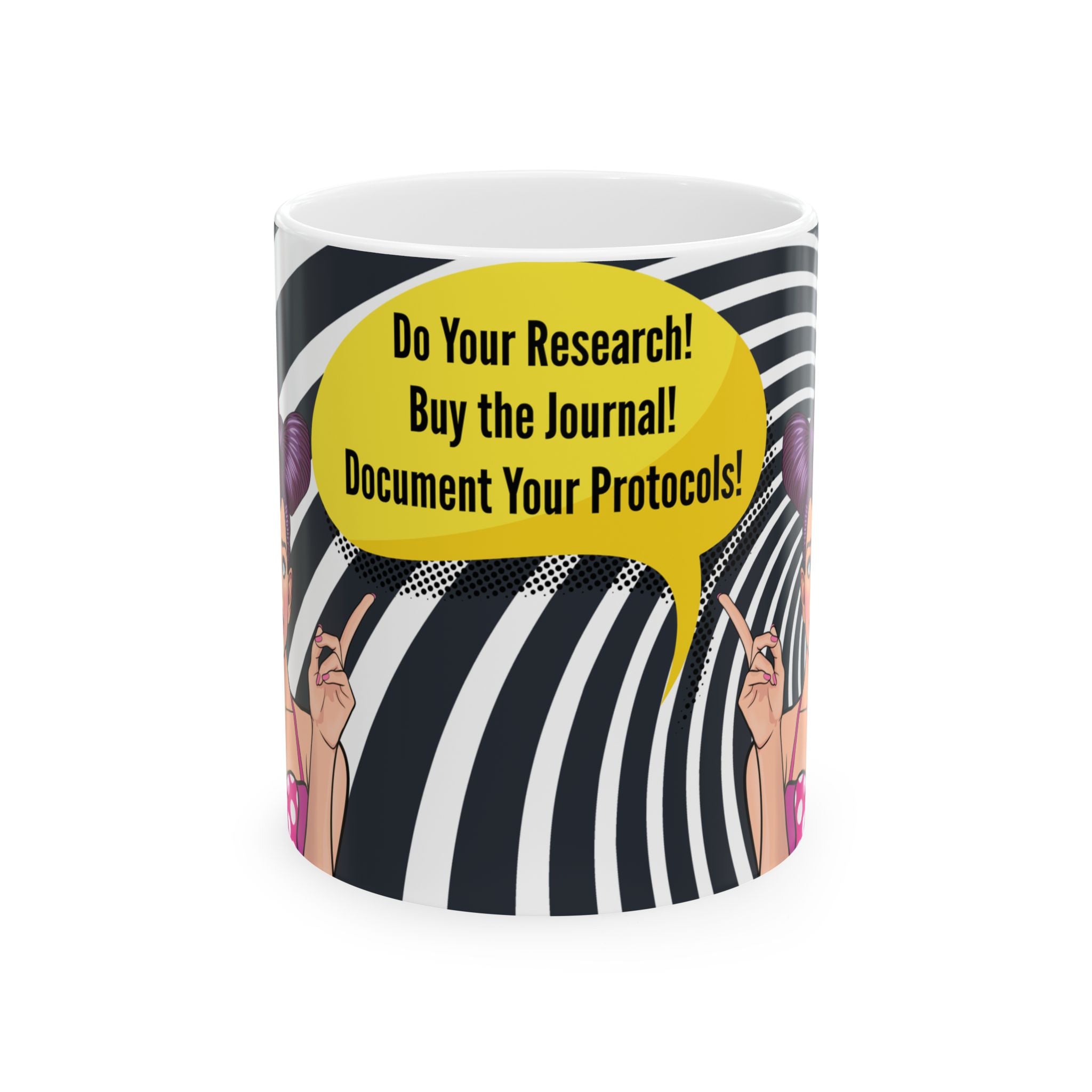 Do Your Research! Buy the Journal Pop Art Mug (11oz, 15oz)