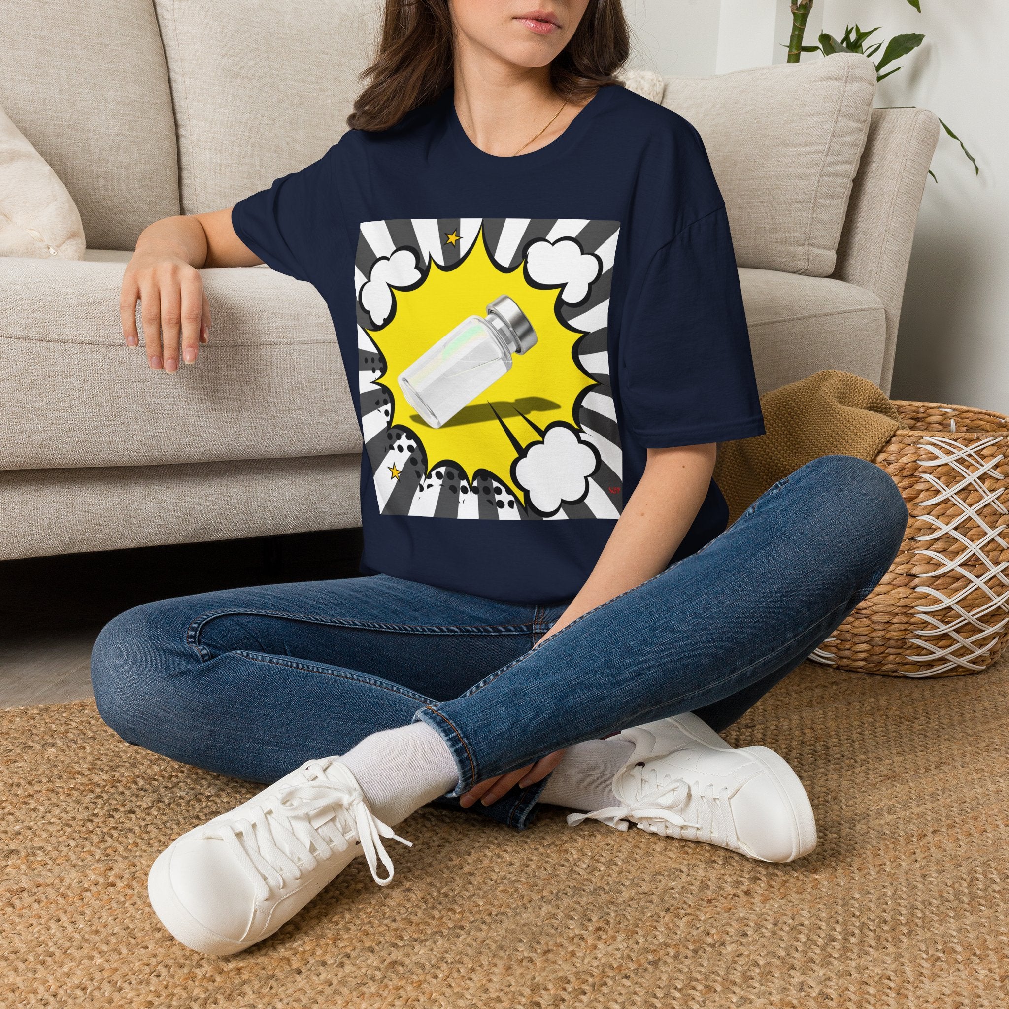 Clear Vial Pop Art T-Shirt — Retro