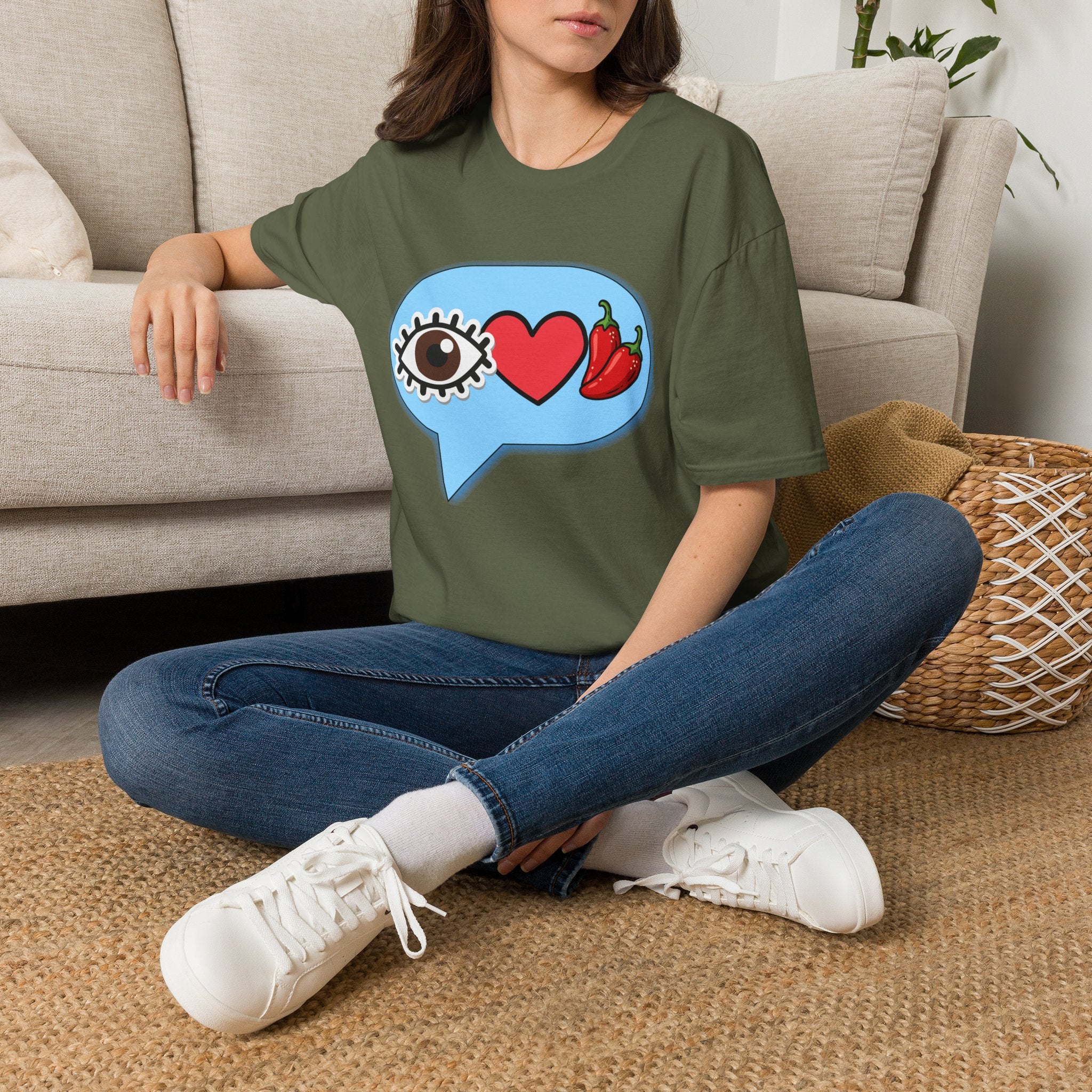 Brown Eye Love Peppers T-Shirt