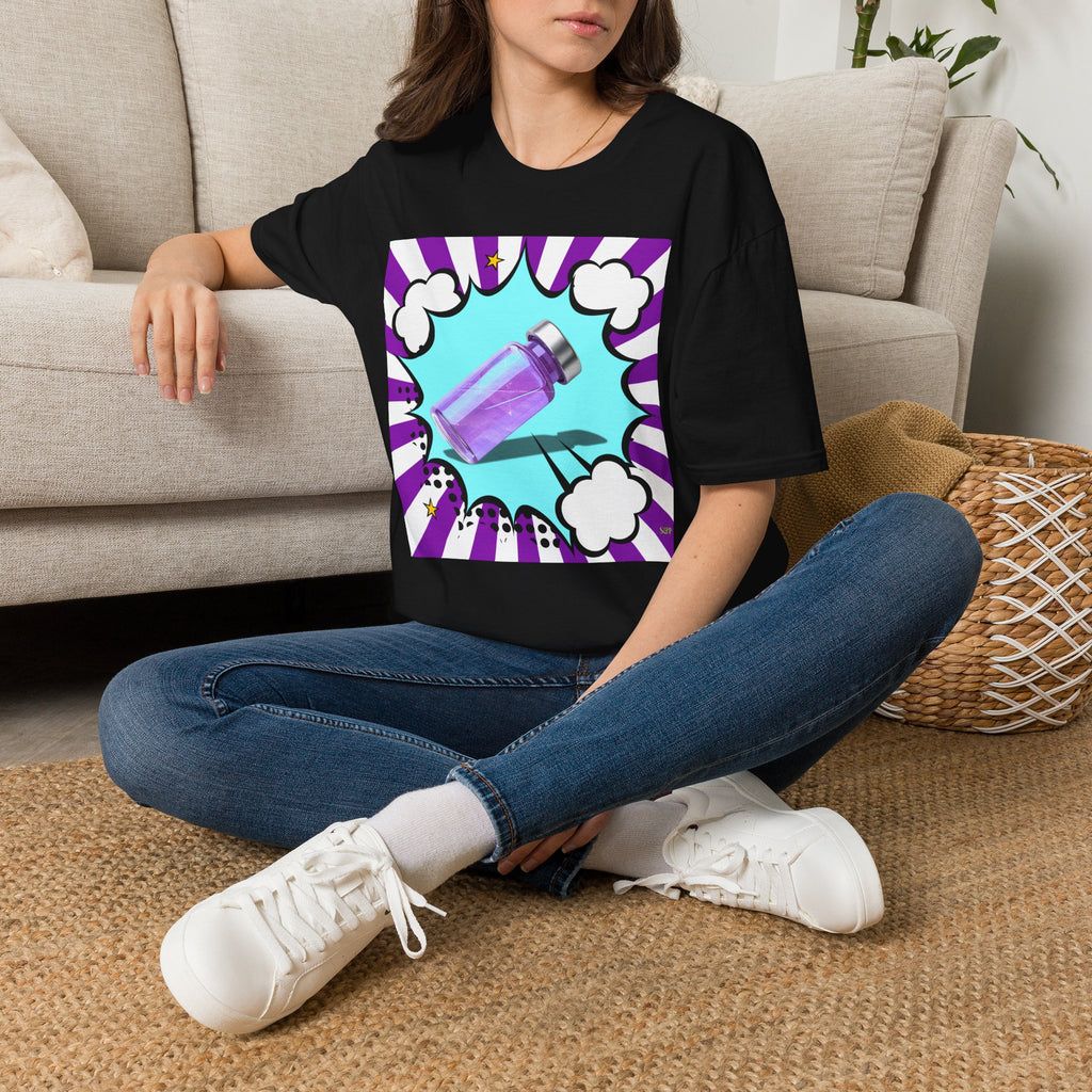 Purple Vial Pop Art T-Shirt