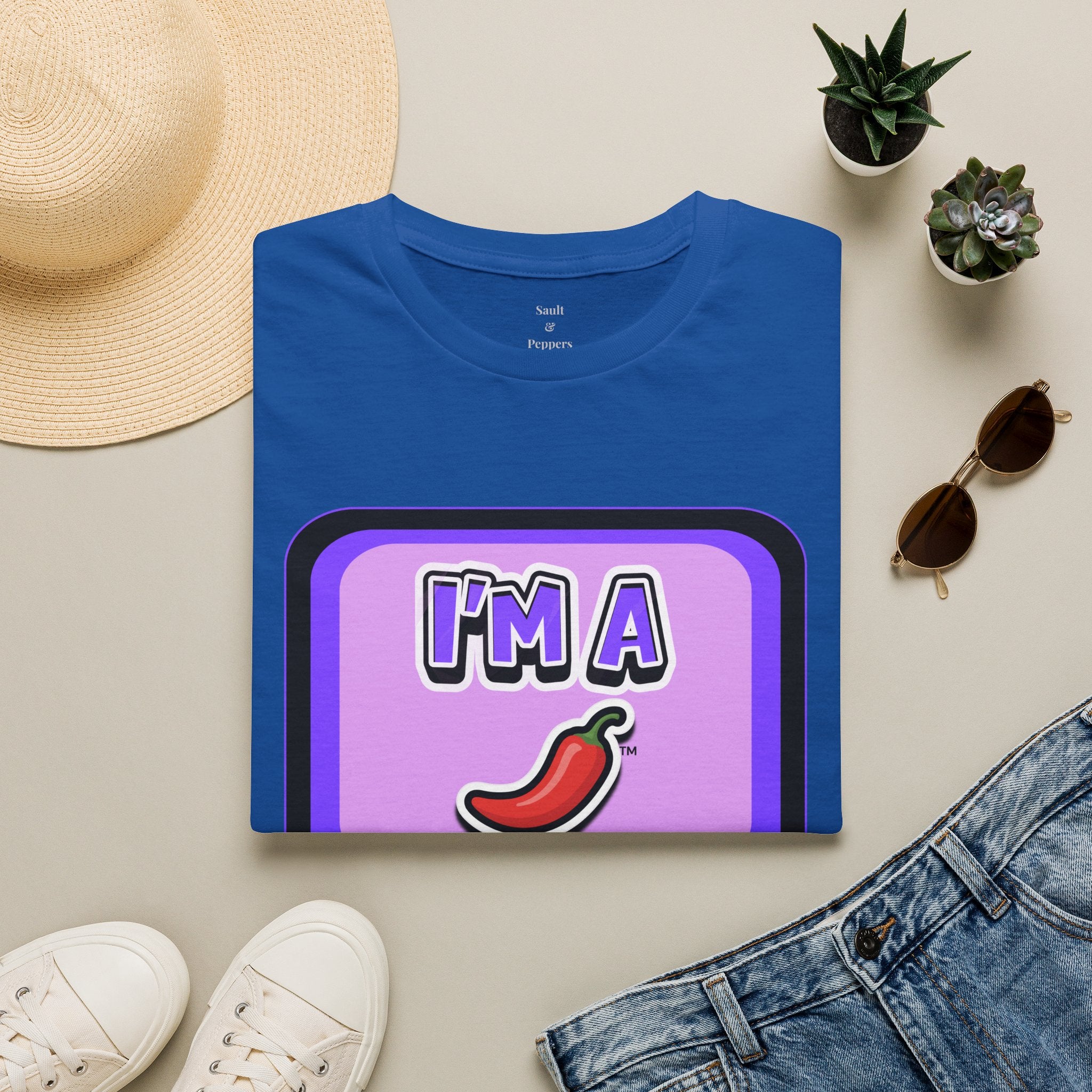 Purple "I’m A Pepper" Bubble Chat T-Shirt