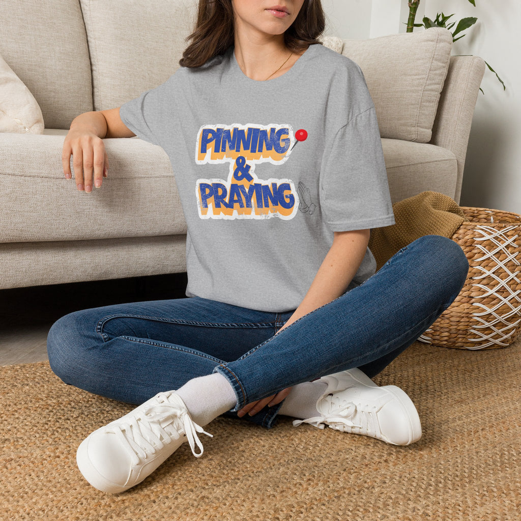 Pinning & Praying Blue/Yellow T-Shirt