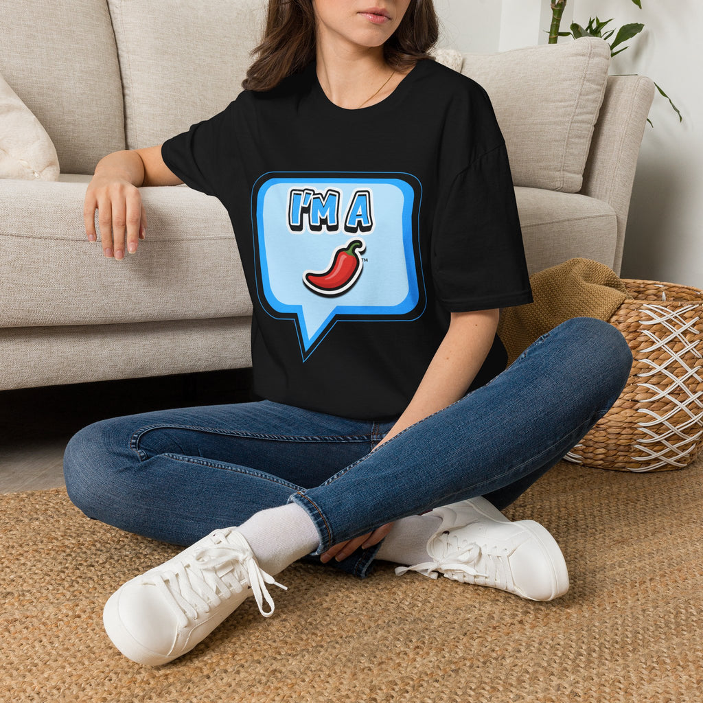 Blue Chat Bubble “I’m A Pepper” T-Shirt