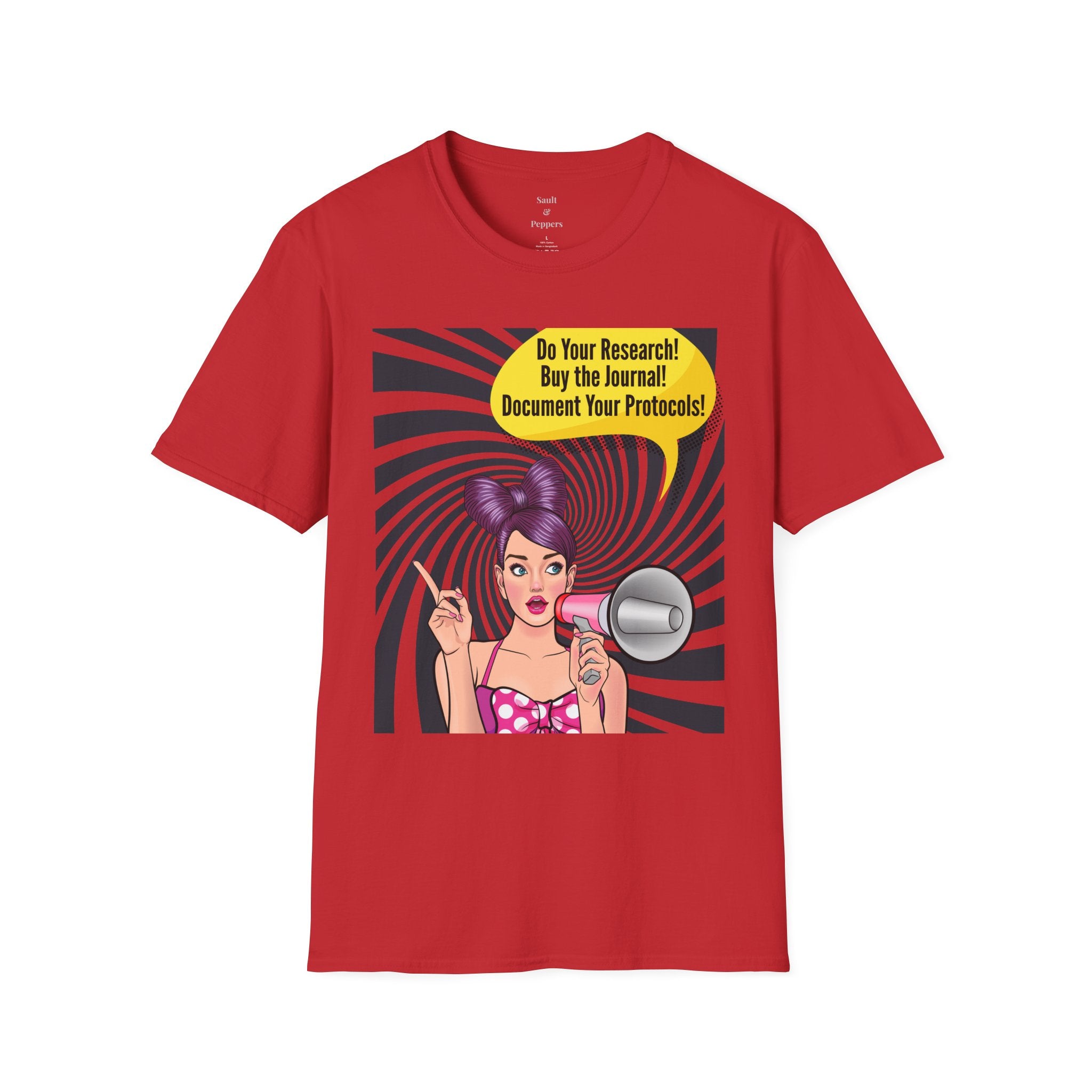 Research Protocols PSA Pop Art T-Shirt