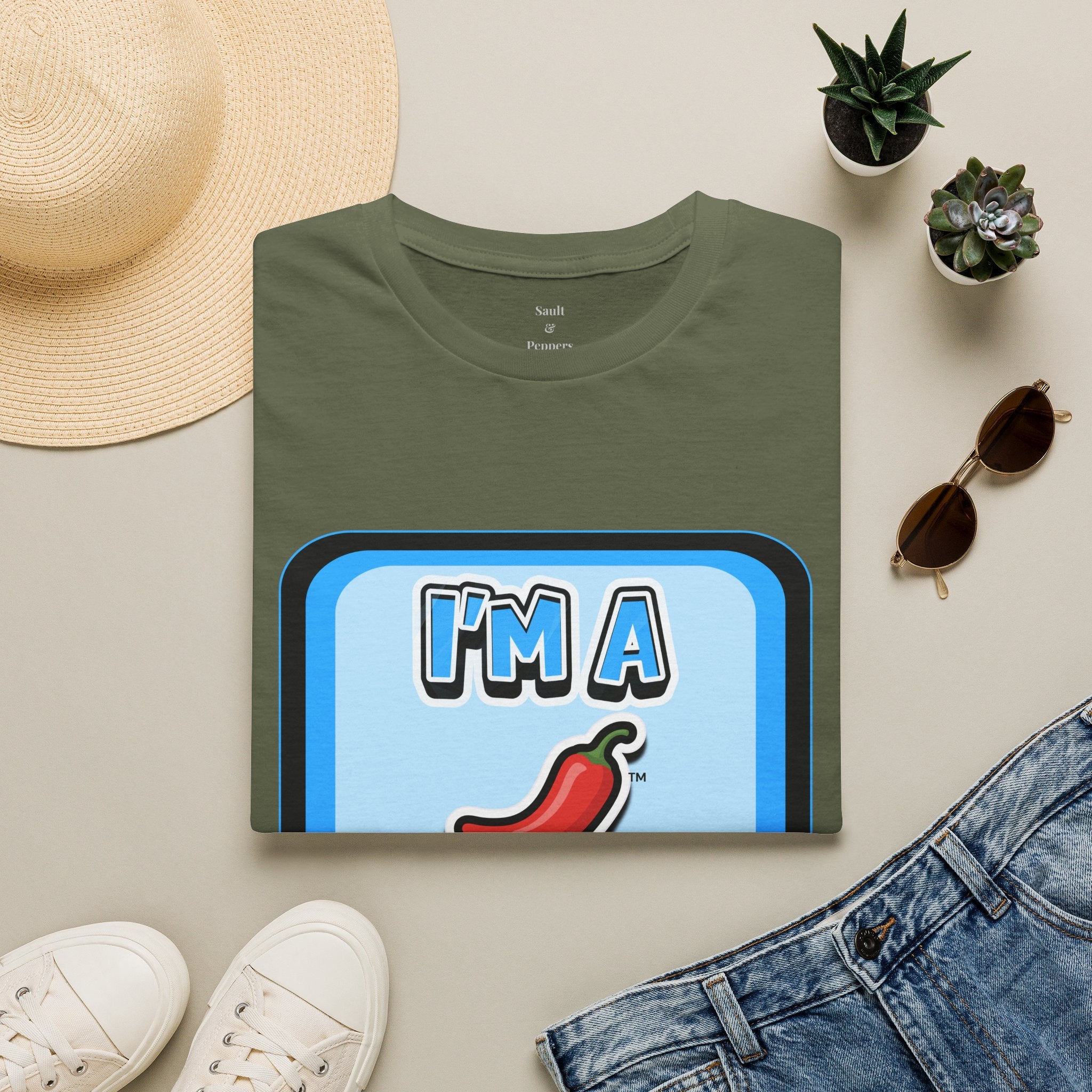 Blue Chat Bubble “I’m A Pepper” T-Shirt