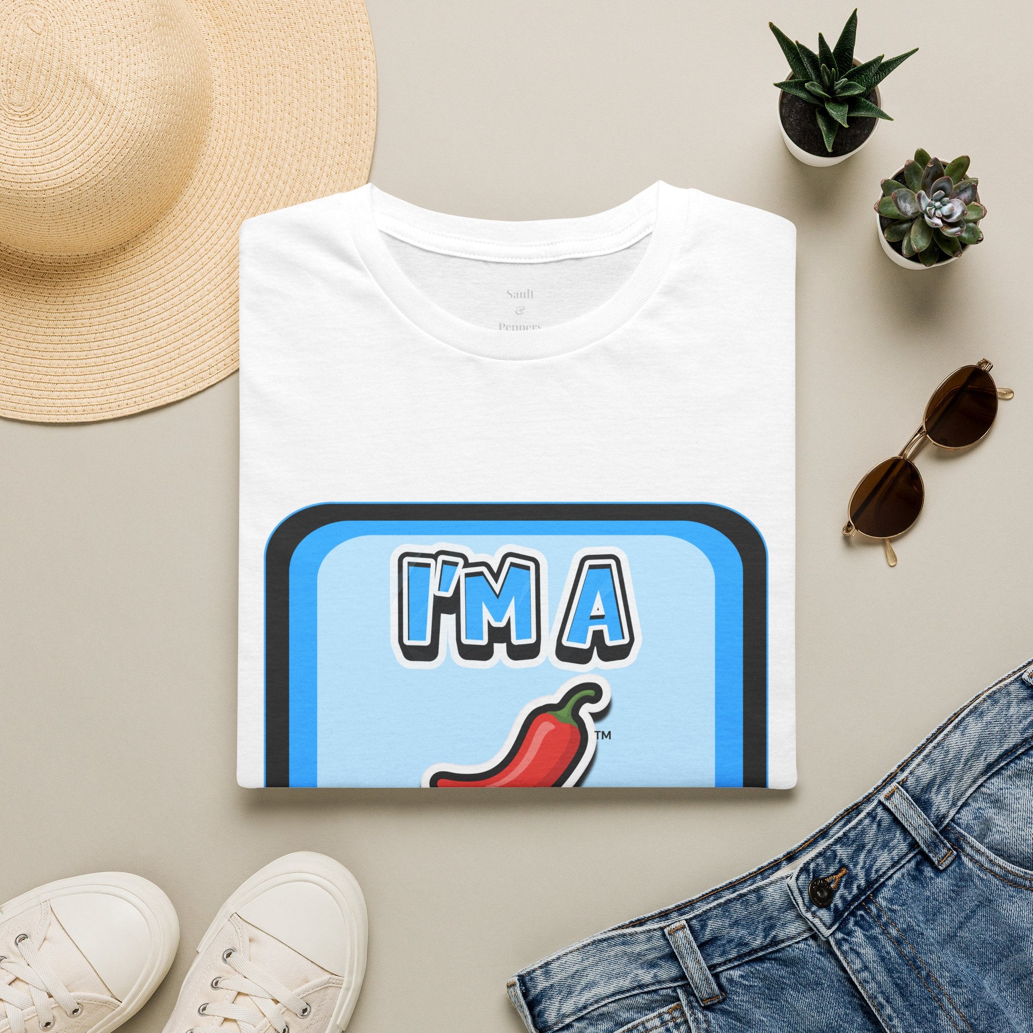 Blue Chat Bubble “I’m A Pepper” T-Shirt