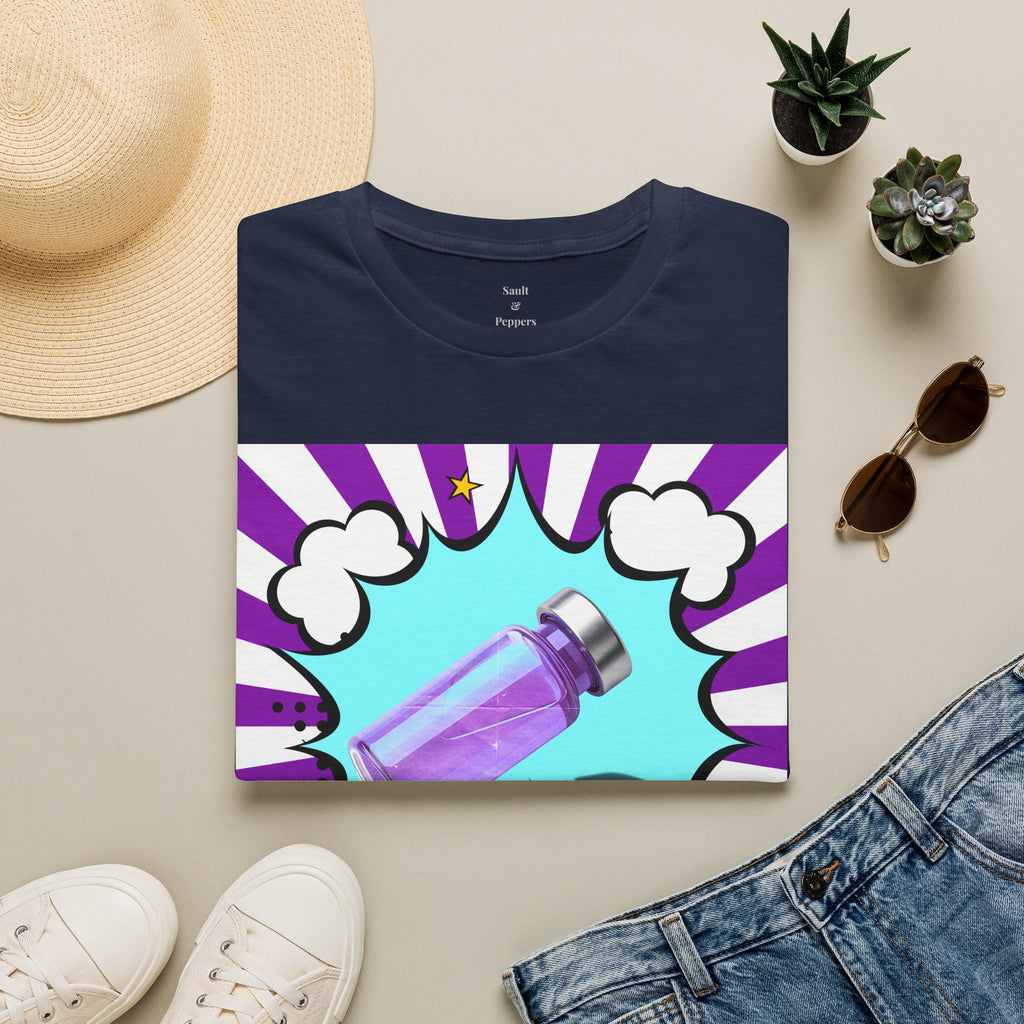 Purple Vial Pop Art T-Shirt