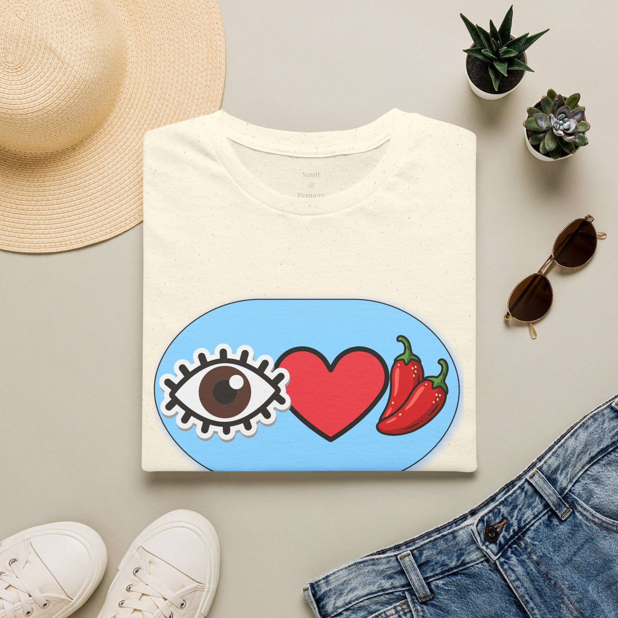 Brown Eye Love Peppers T-Shirt