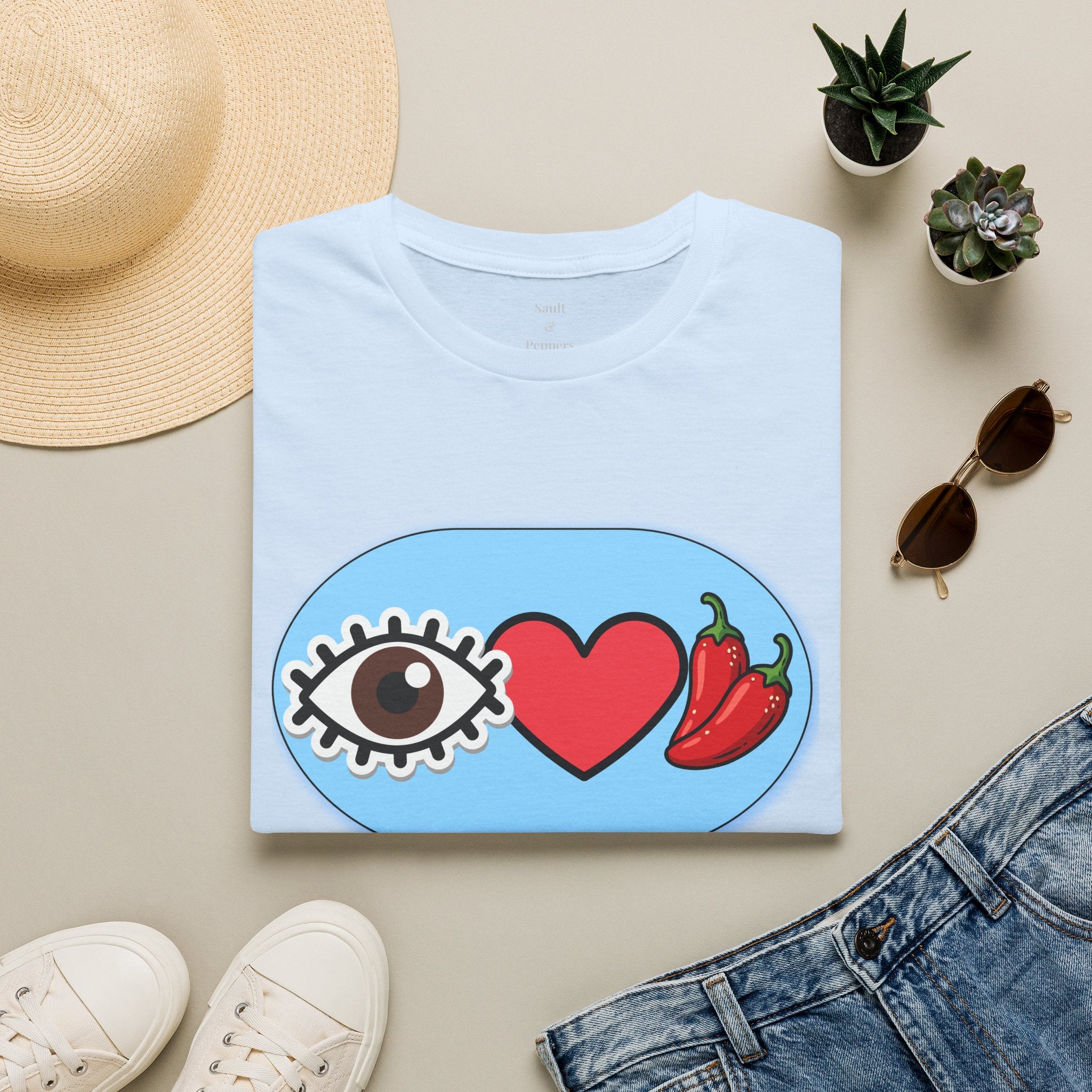 Brown Eye Love Peppers T-Shirt