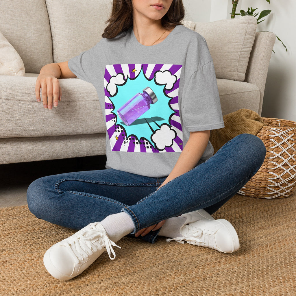 Purple Vial Pop Art T-Shirt