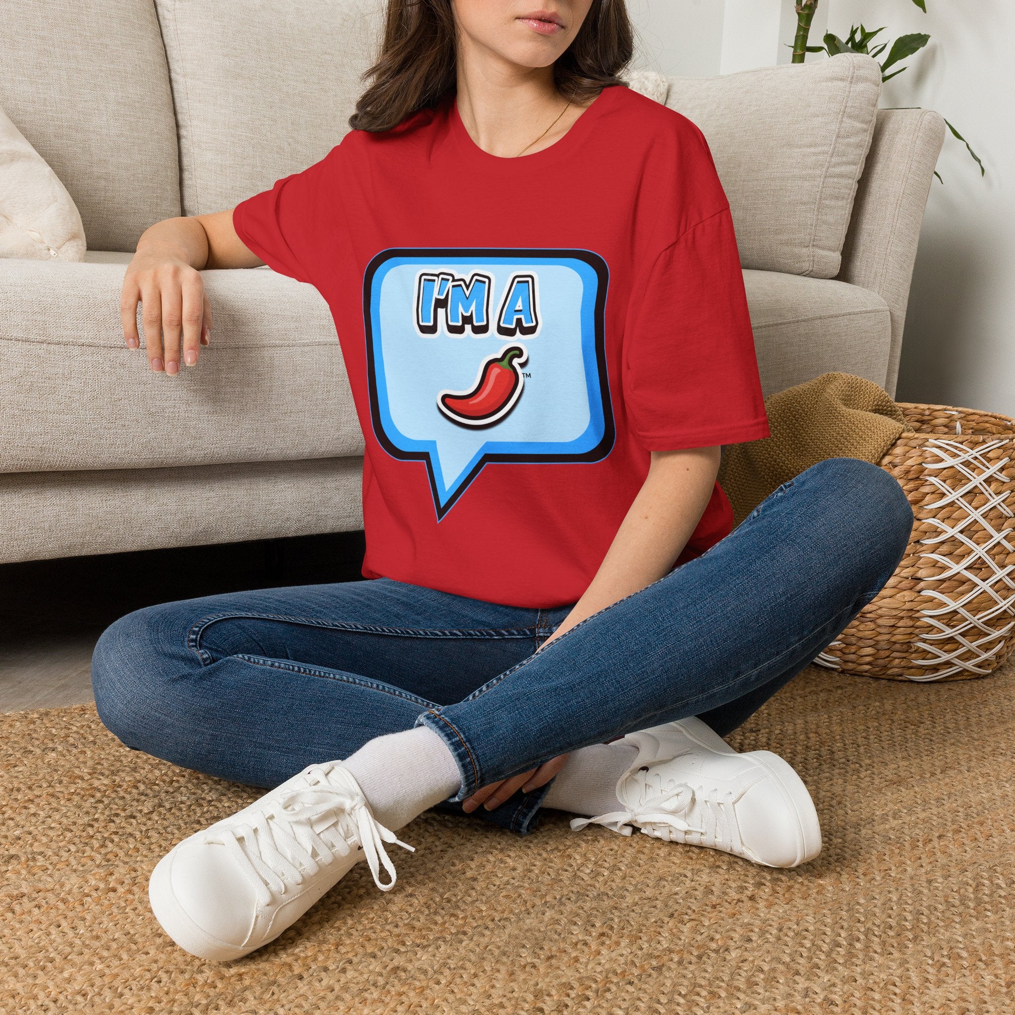 Blue Chat Bubble “I’m A Pepper” T-Shirt