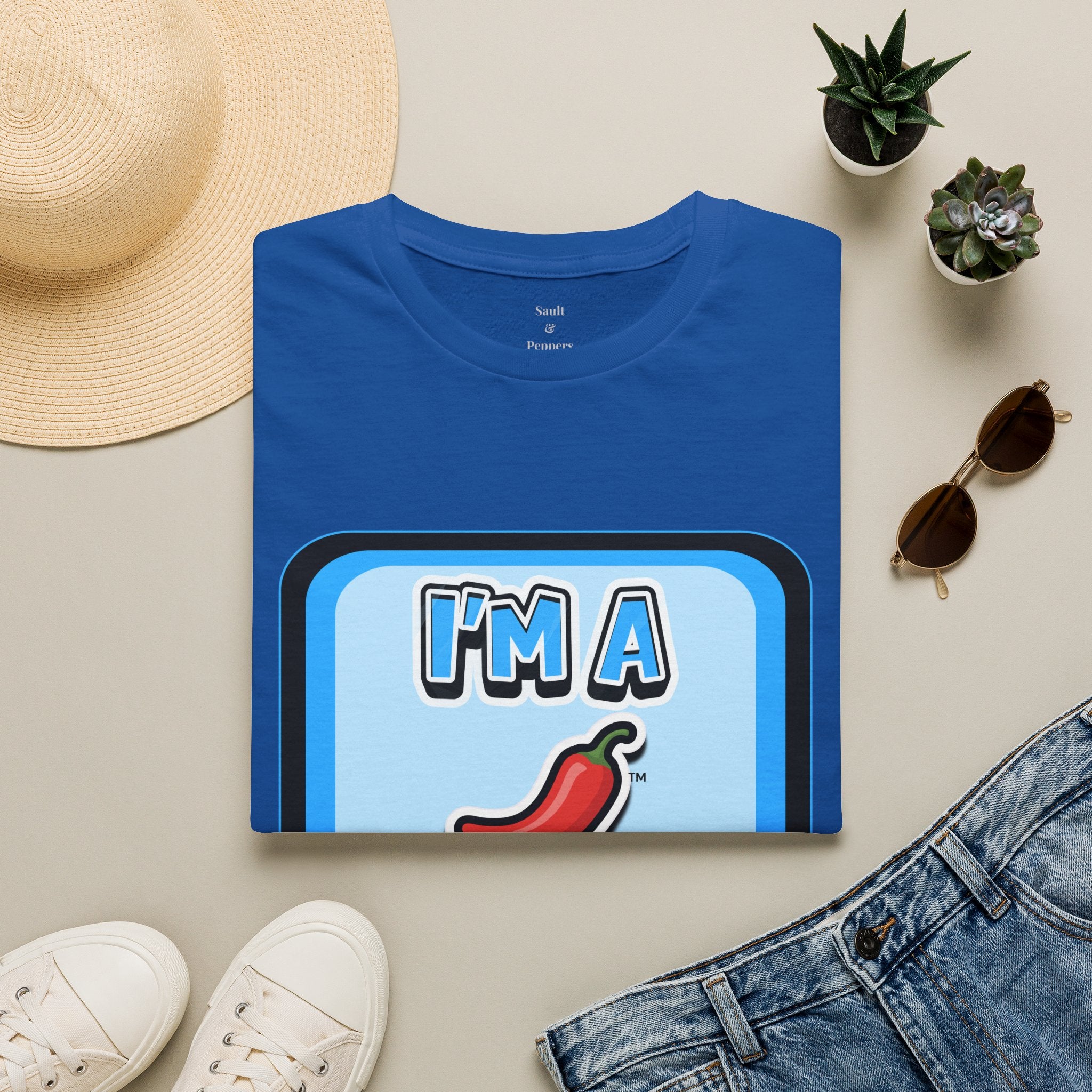 Blue Chat Bubble “I’m A Pepper” T-Shirt