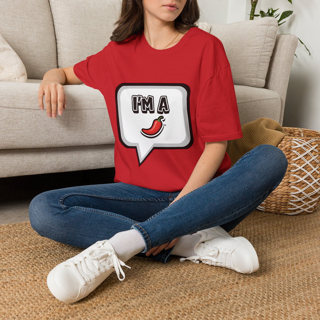 Black Chat Bubble "I'm A Pepper" T-Shirt