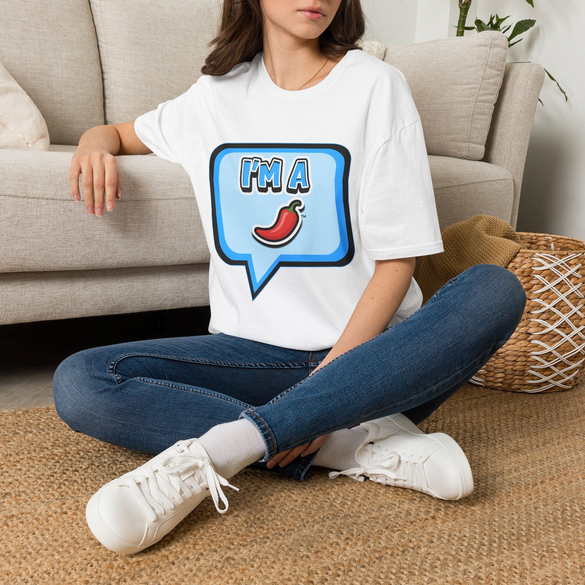 Blue Chat Bubble “I’m A Pepper” T-Shirt