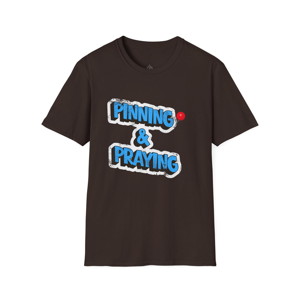 Pinning & Praying T-shirt Blue/Yellow