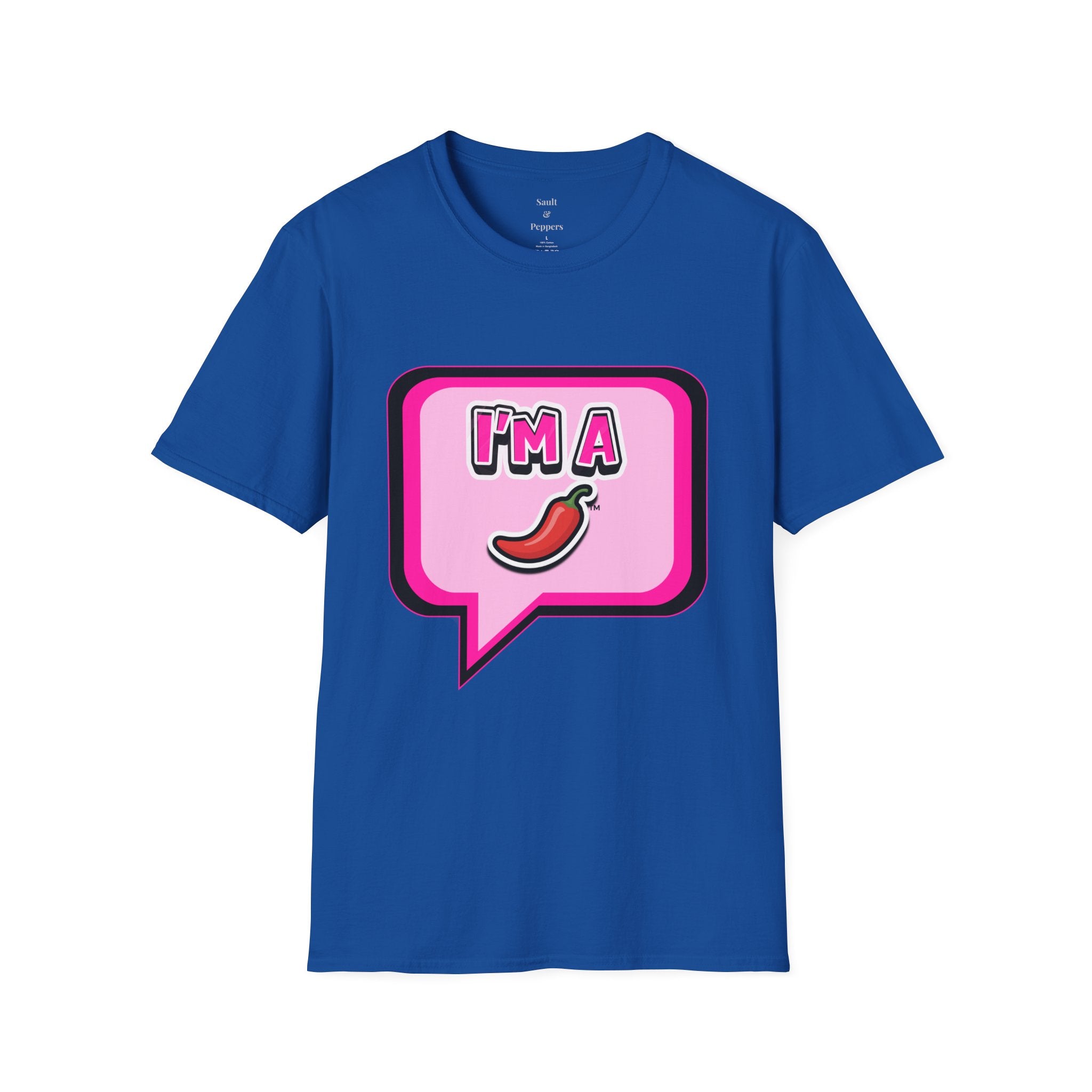 Pink "I’m A Pepper"  Bubble Chat T-Shirt
