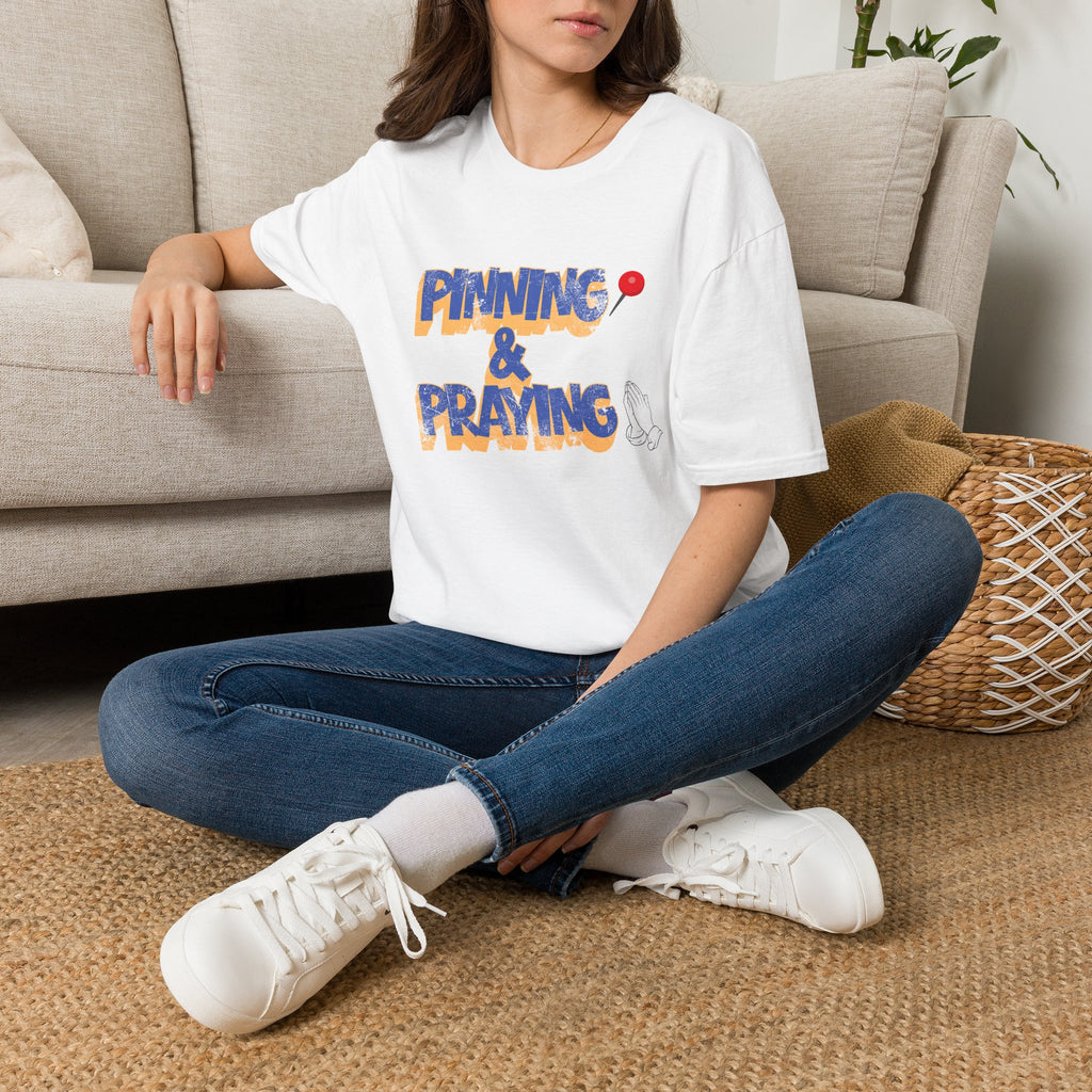Pinning & Praying Blue/Yellow T-Shirt