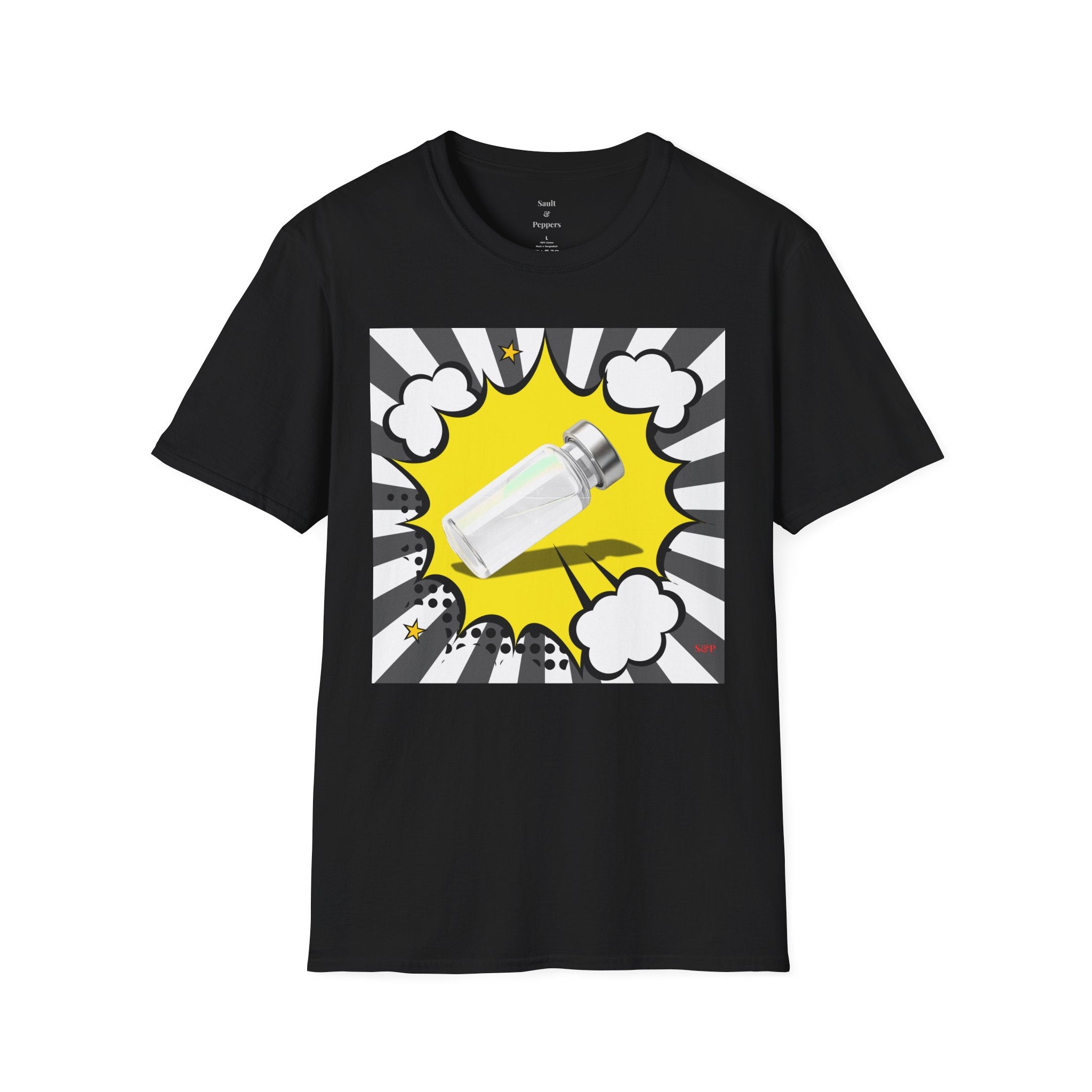 Clear Vial Pop Art T-Shirt — Retro