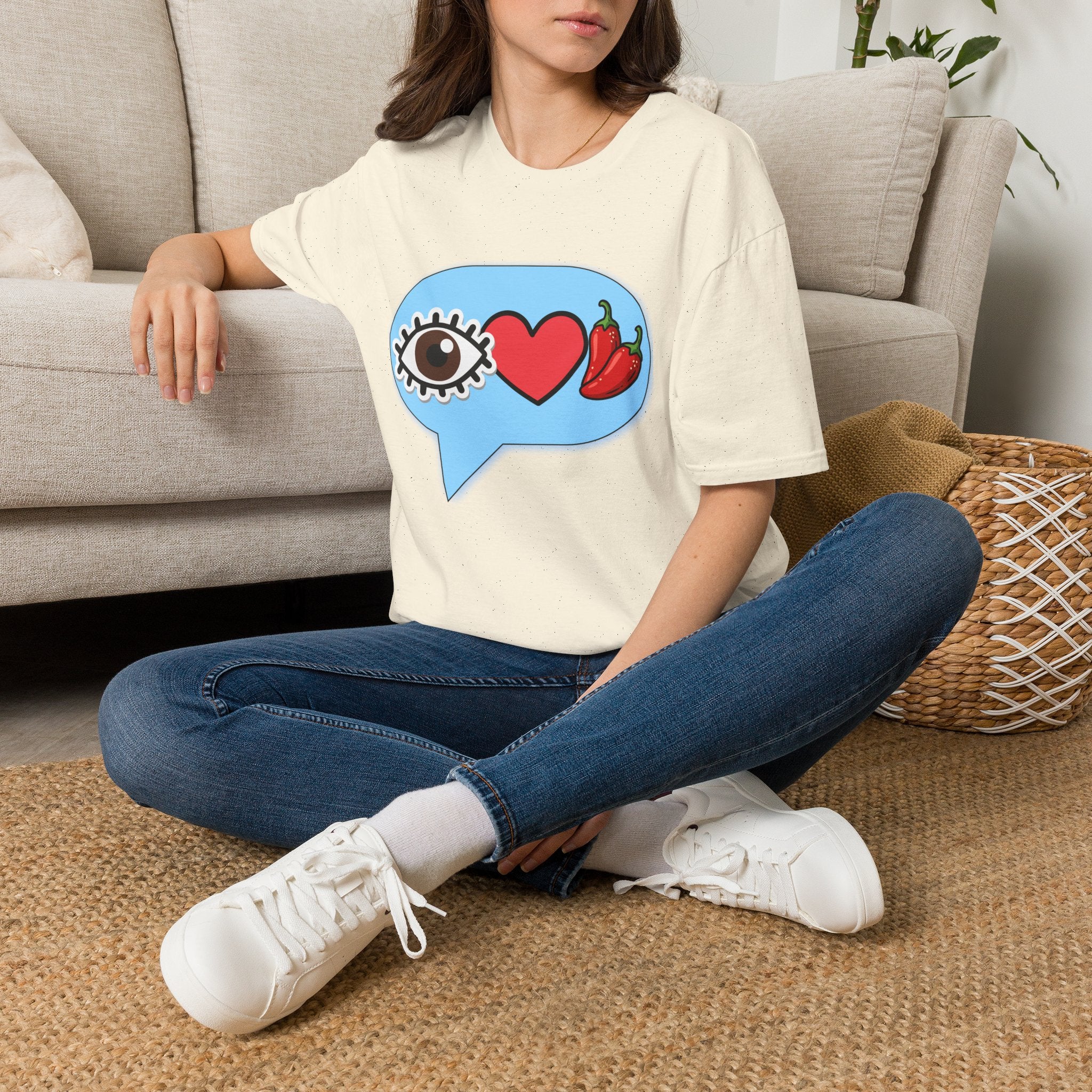 Brown Eye Love Peppers T-Shirt