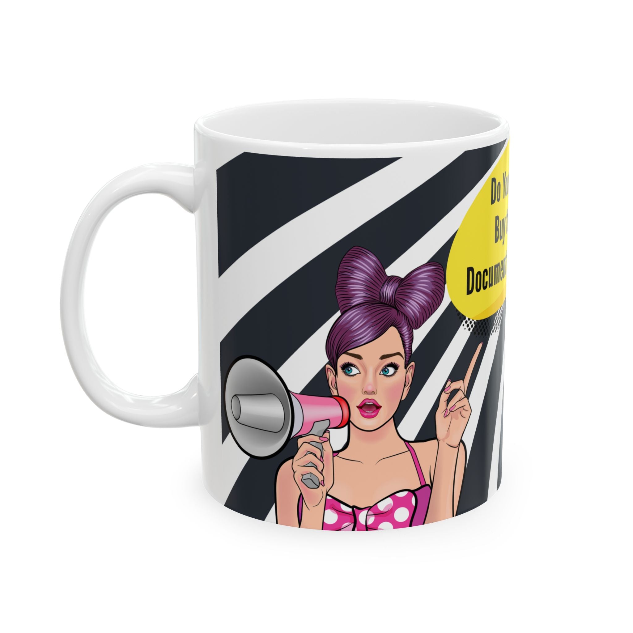 Do Your Research! Buy the Journal Pop Art Mug (11oz, 15oz)