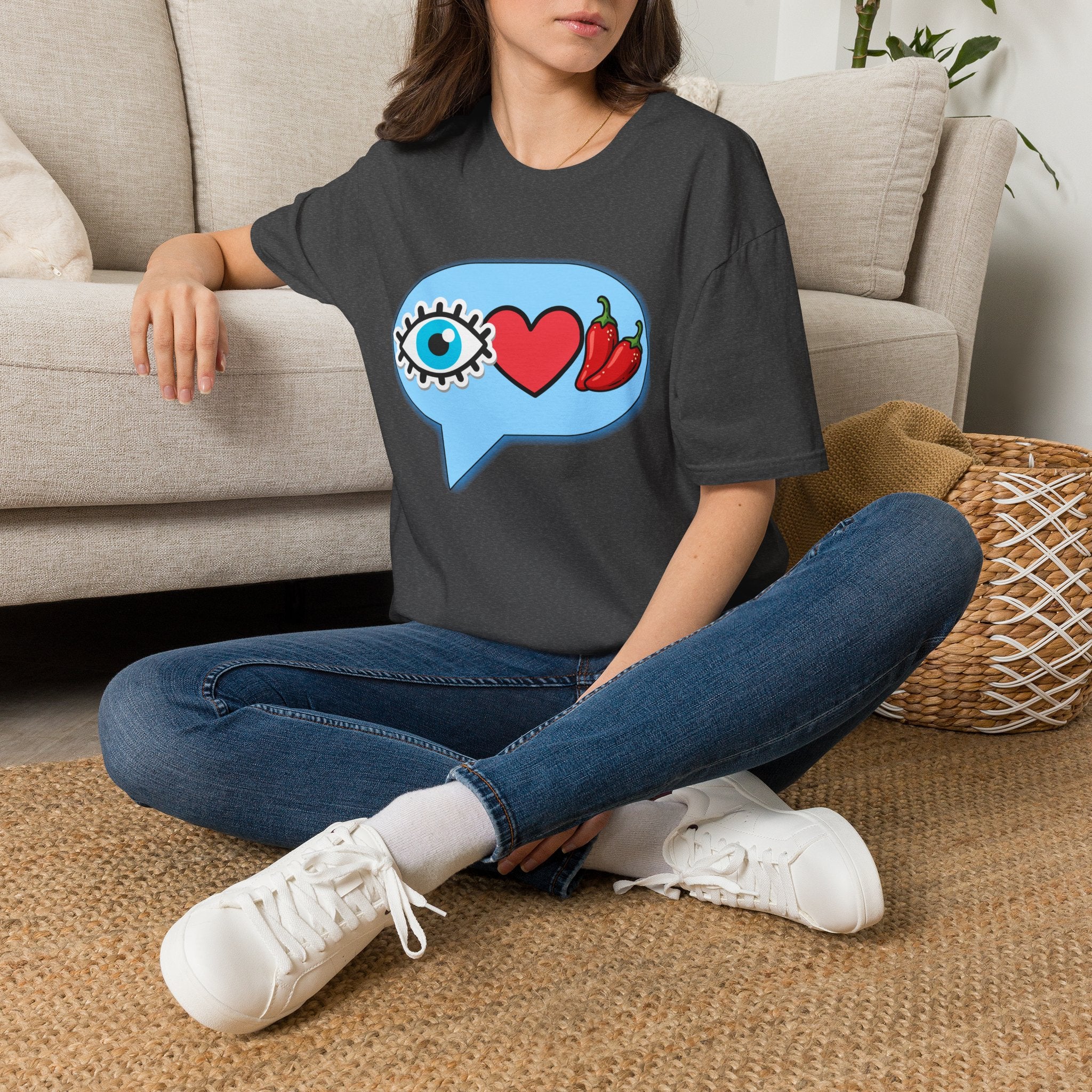 Blue Eye Love Peppers T-Shirt