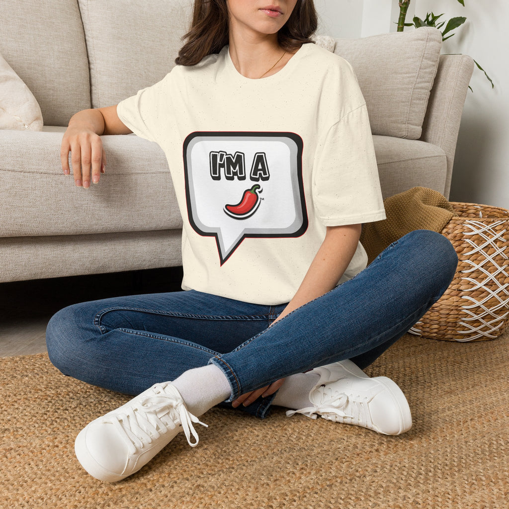 Black Chat Bubble "I'm A Pepper" T-Shirt