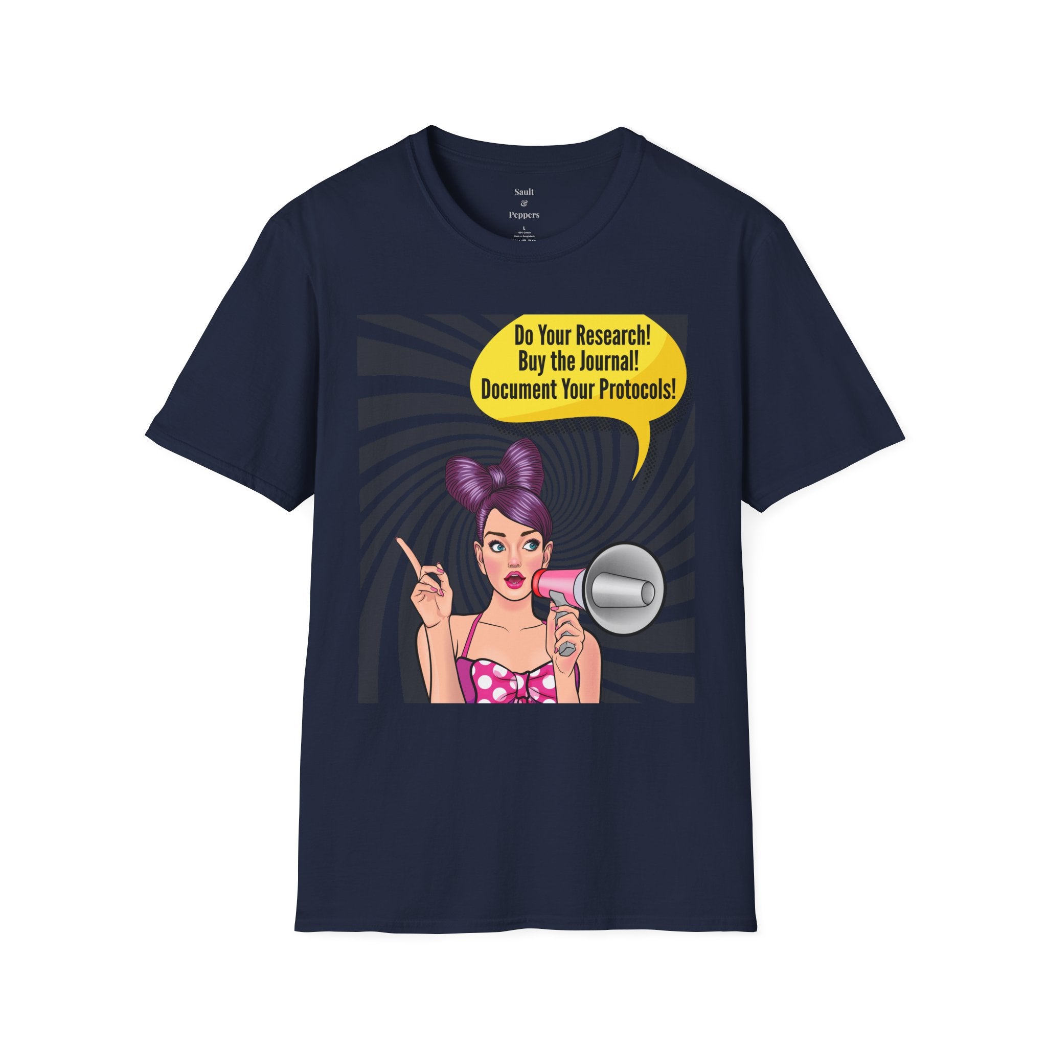Research Protocols PSA Pop Art T-Shirt