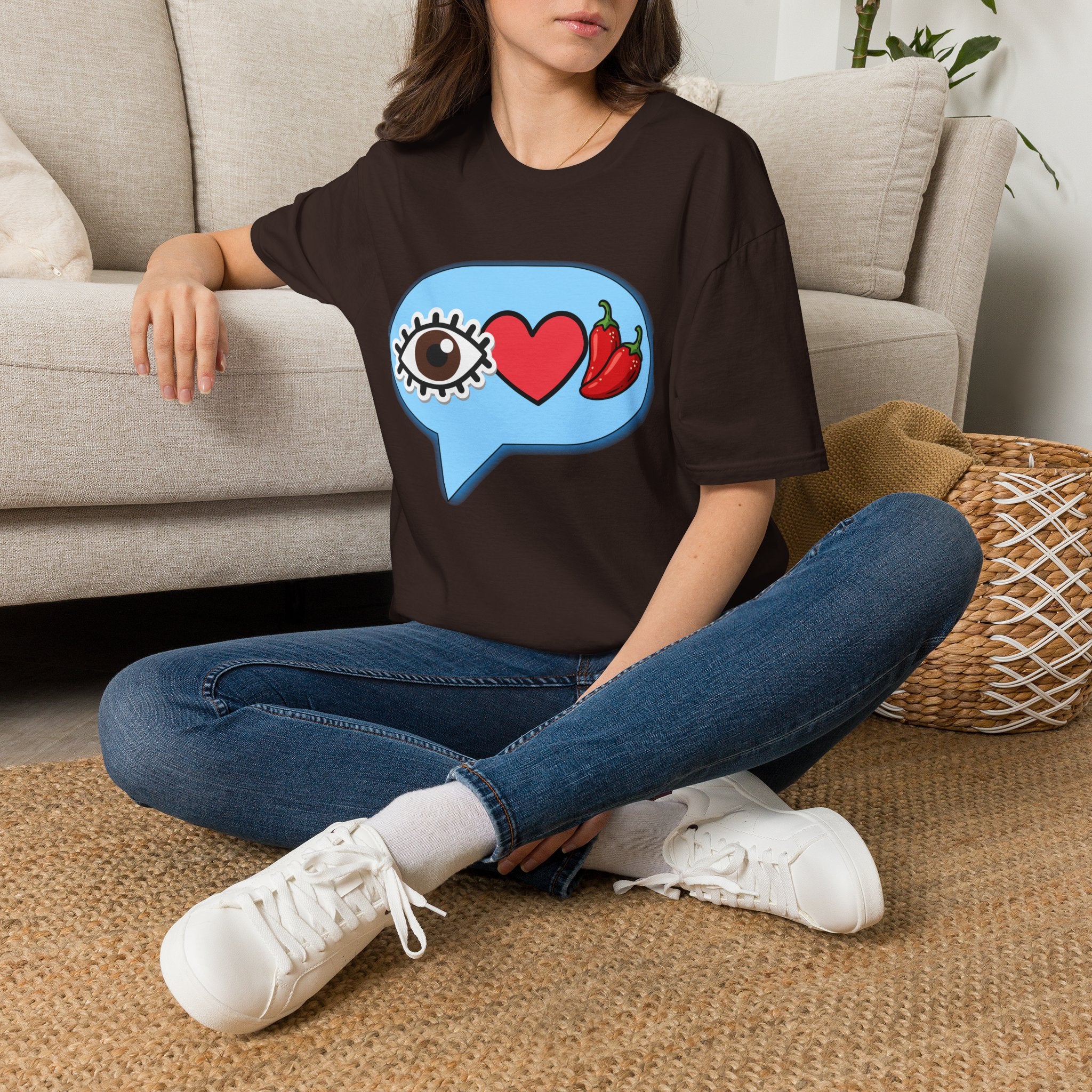 Brown Eye Love Peppers T-Shirt