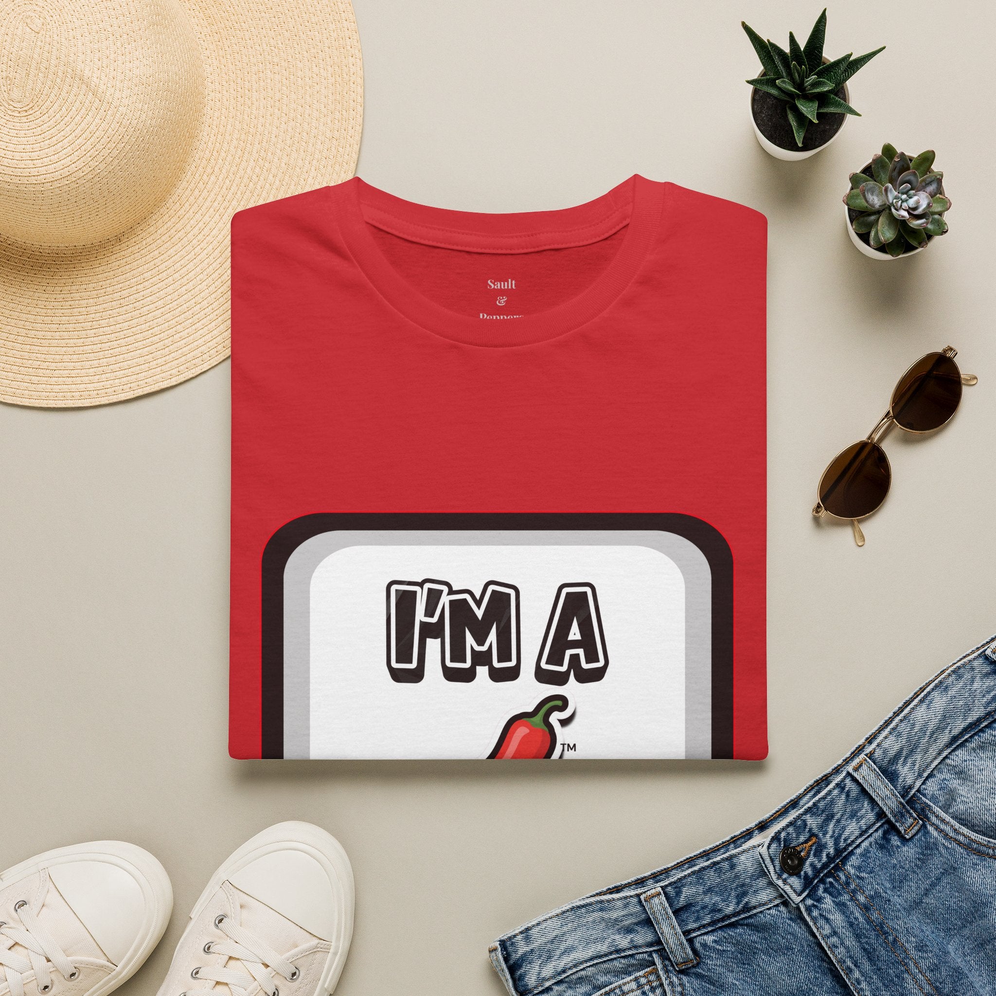 Black Chat Bubble "I'm A Pepper" T-Shirt