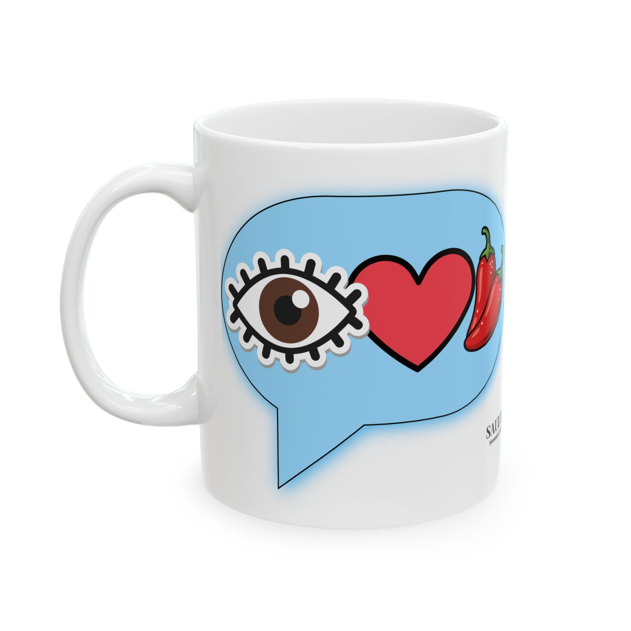 Brown Eye Love Peppers Mug (11oz)